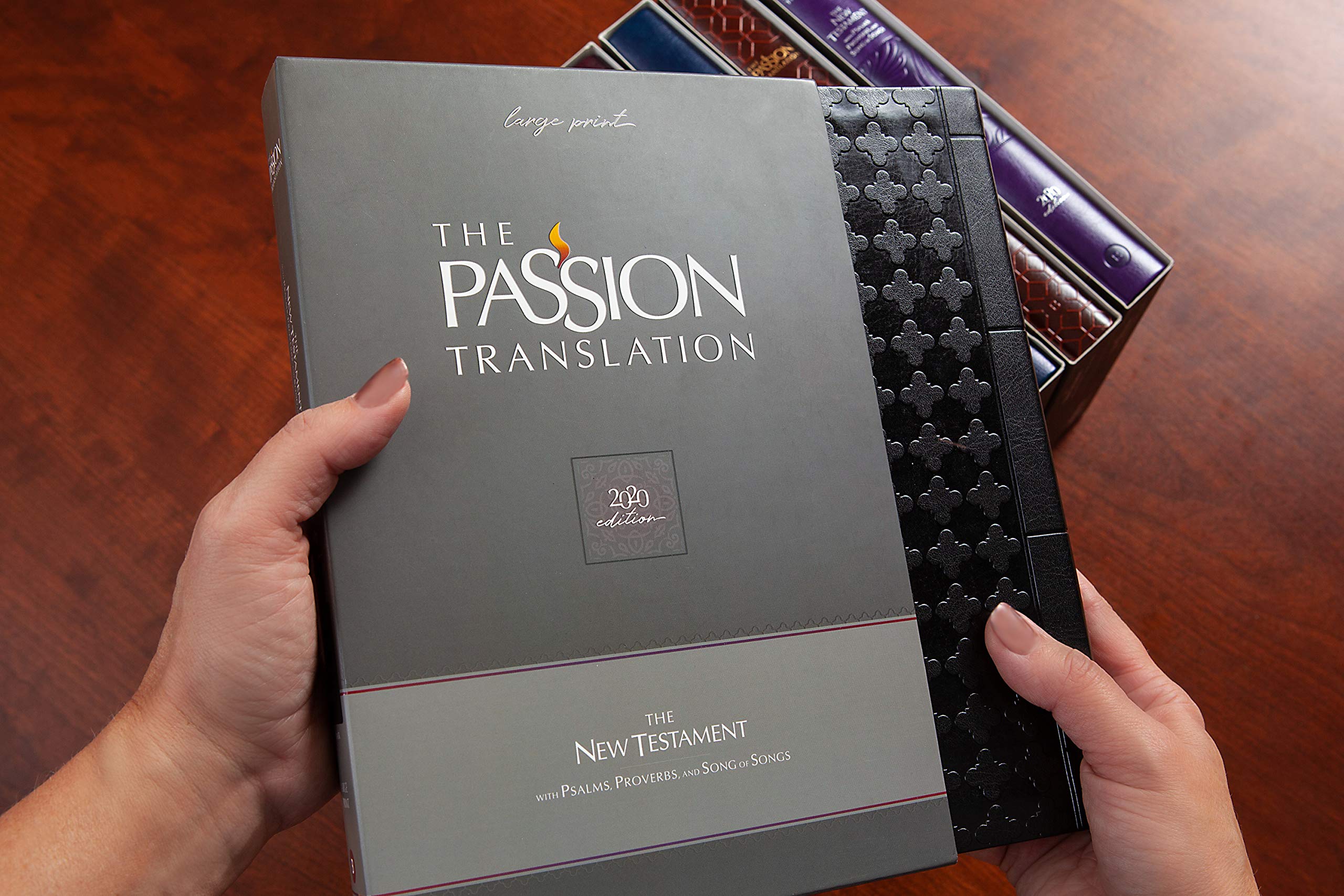 The Passion Translation New Testament (2020 Edition) Large Print Burgundy: With Psalms, Proverbs, and Song of Songs (Faux Leather) – A Perfect Gift for Confirmation, Holidays, and More used book depot