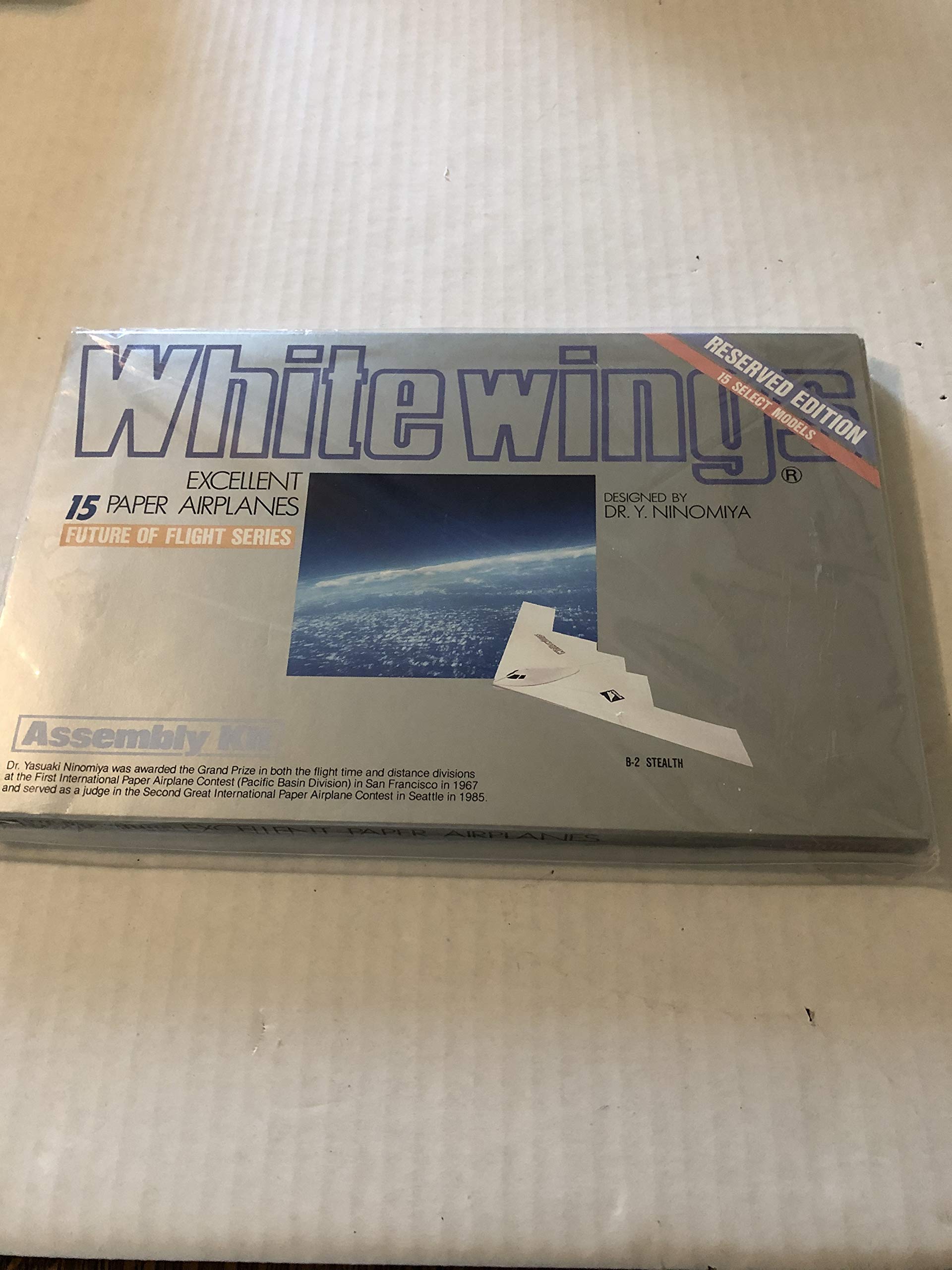 White Wings. Reserved Edition. Select Models. Excellent Paper Airplanes. Assembly Kit. Ninomiya used book depot