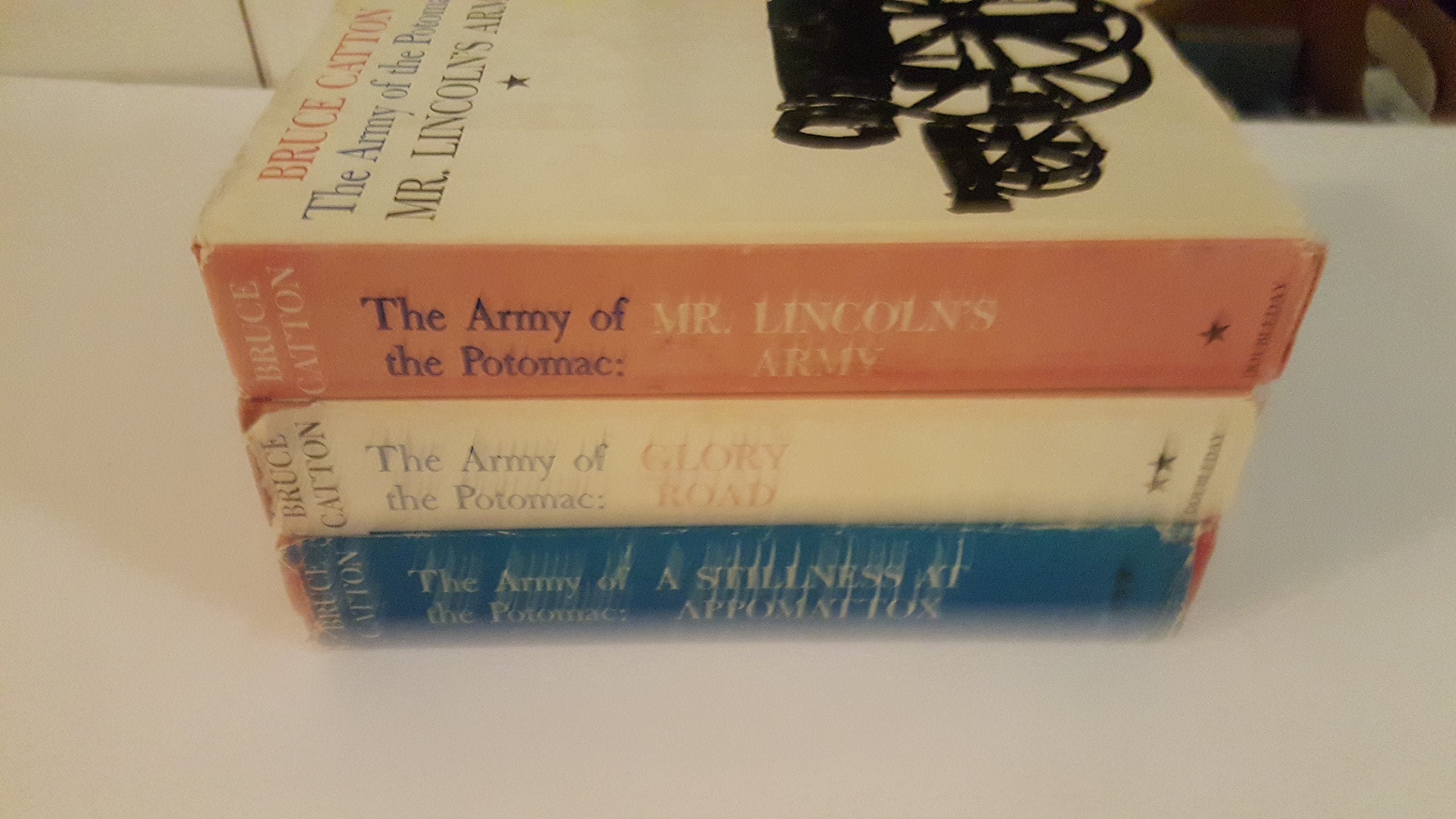 The Army of The Potomac 3 volume set Glory Road; A Stillness At Appomattox and Mr. Lincoln's Army used book depot