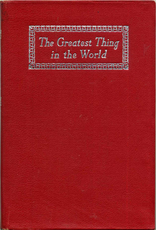 The Greatest Thing in the World miniature [Leather Bound] Henry Drummond