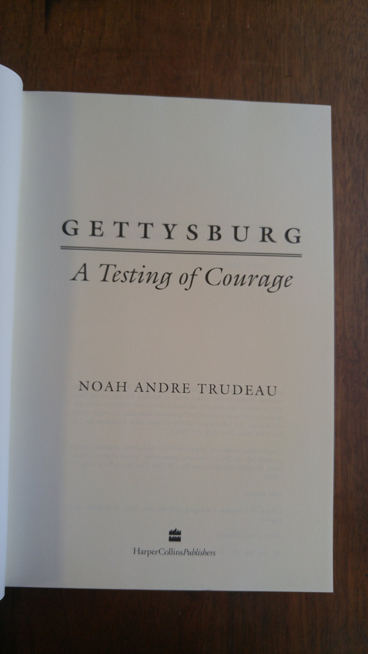 Gettysburg: A Testing of Courage used book depot