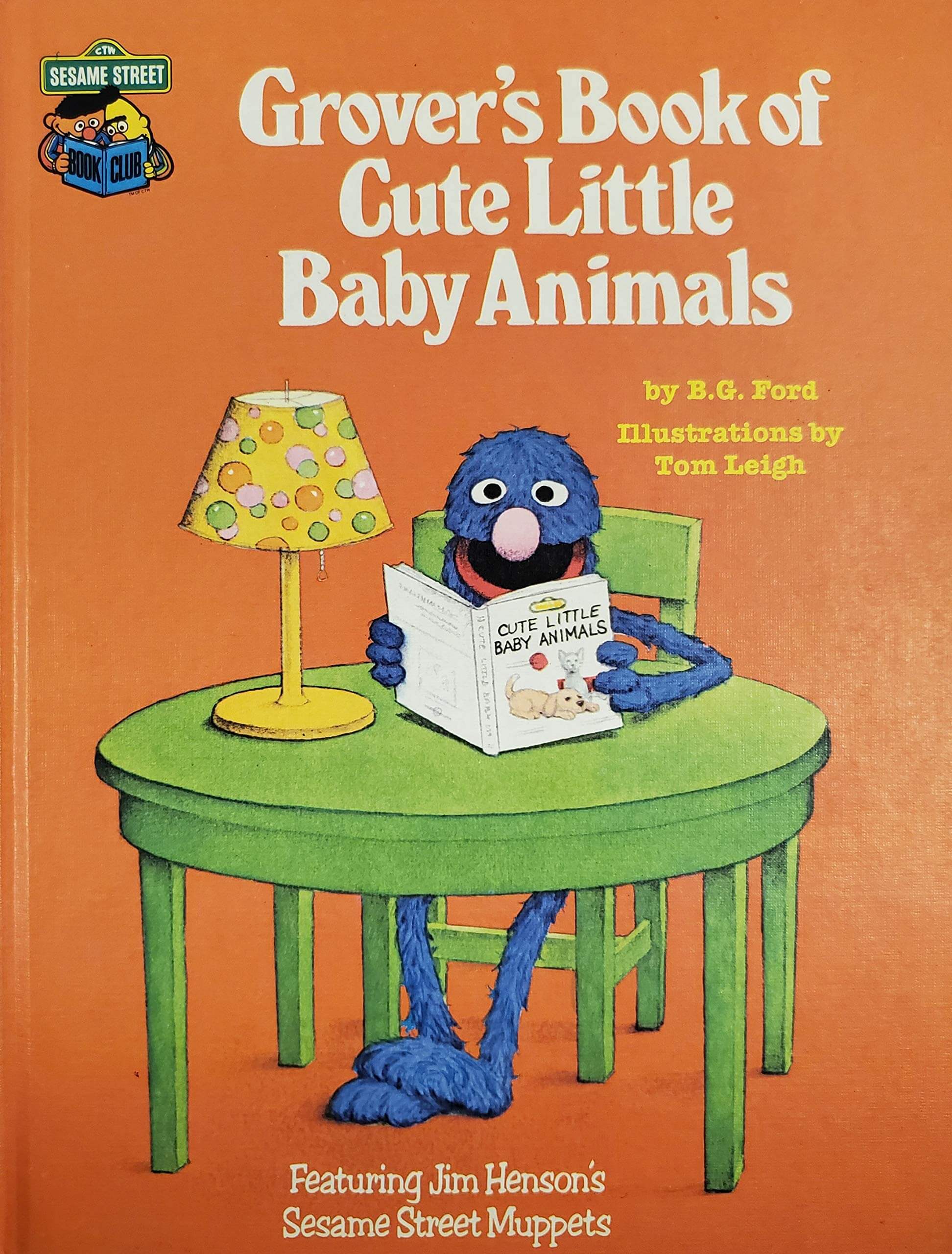 Grover's Book of Cute Little Baby Animals: Featuring Jim Henson's Sesame Street Muppets used book depot