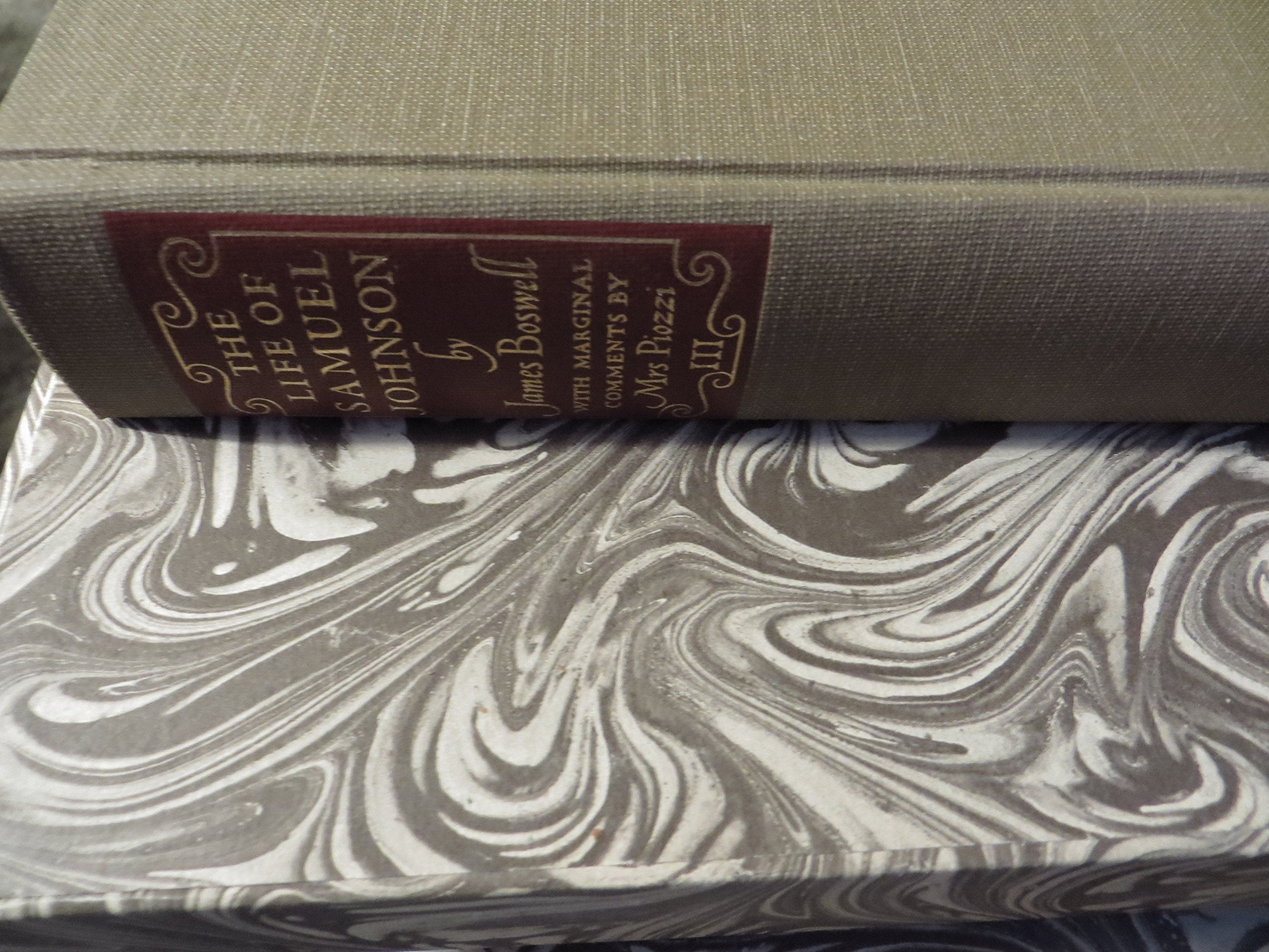 THE LIFE OF SAMUEL JOHNSON, Volume III, in Slipcase used book depot