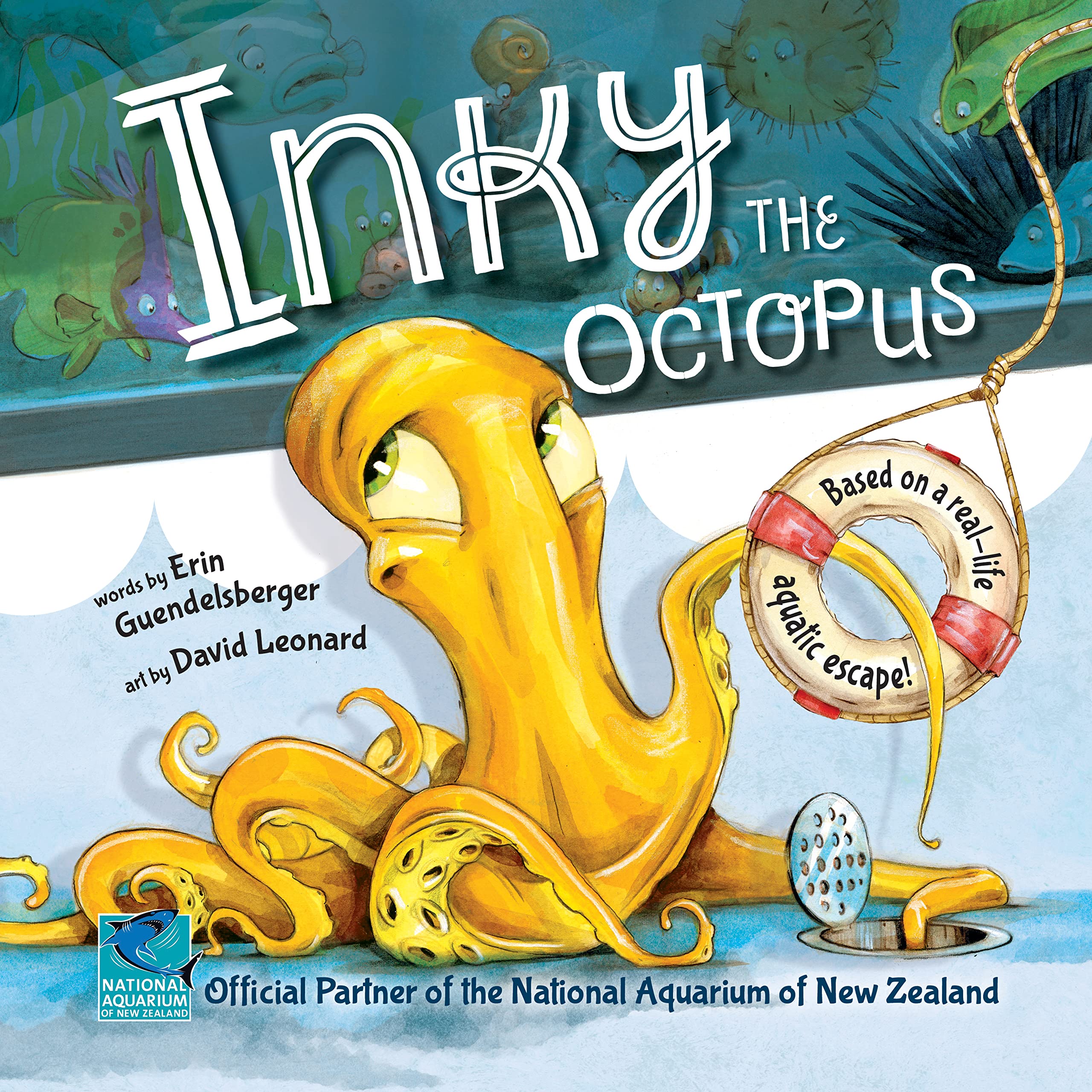 Inky the Octopus: The Official Story of One Brave Octopus' Daring Escape (Includes Marine Biology Facts for Fun Early Learning!) used book depot