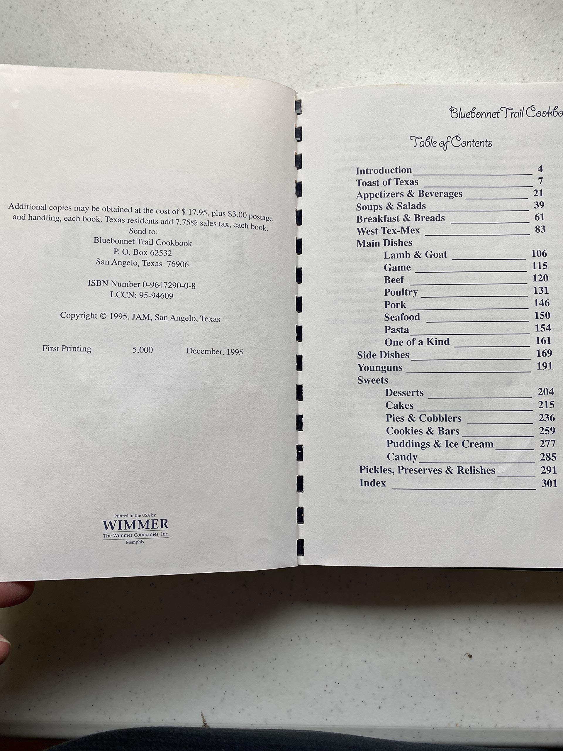 Bluebonnet Trail Cookbook
