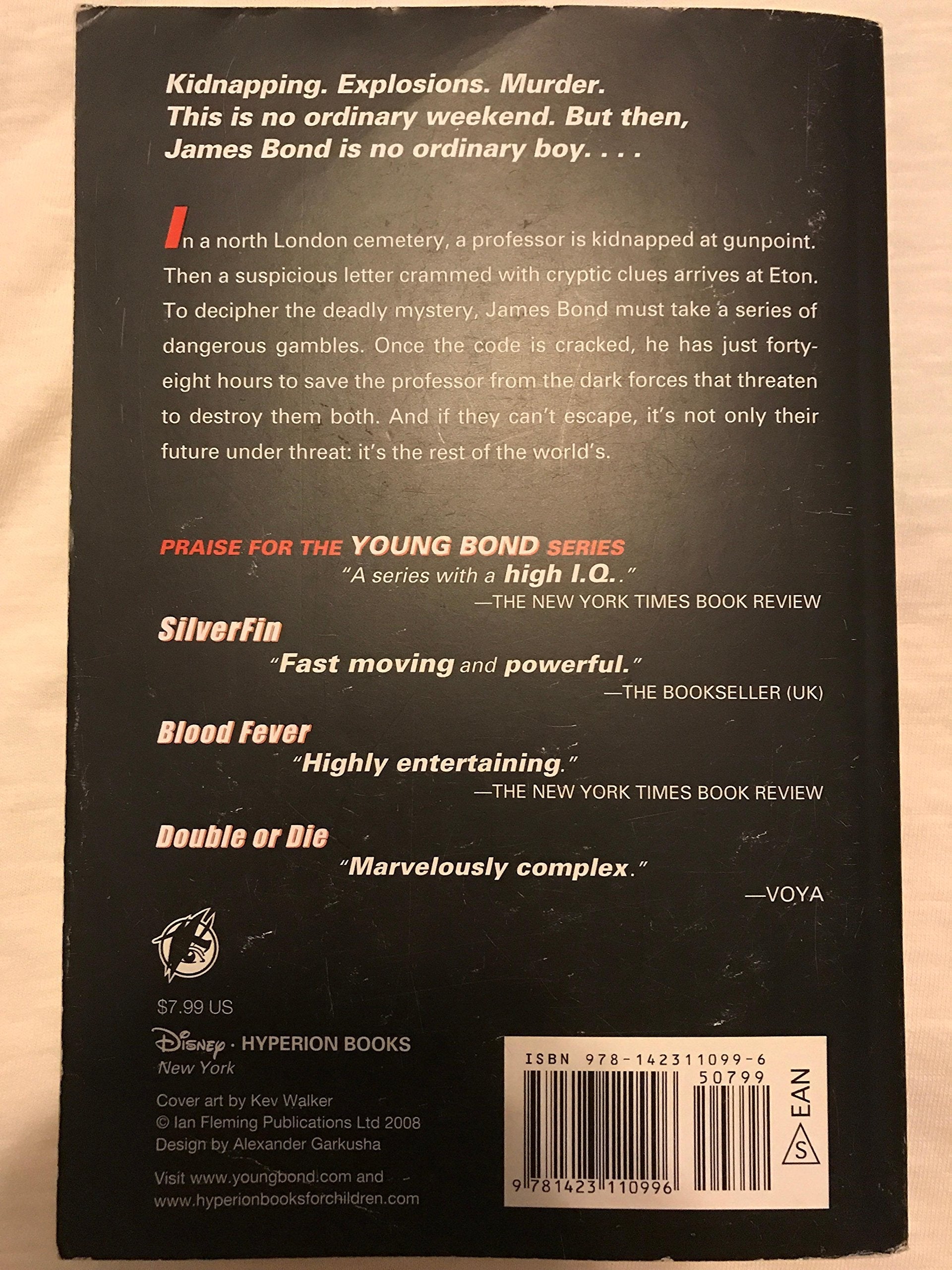 The Young Bond Series, Book Three: Double or Die (A James Bond Adventure) used book depot