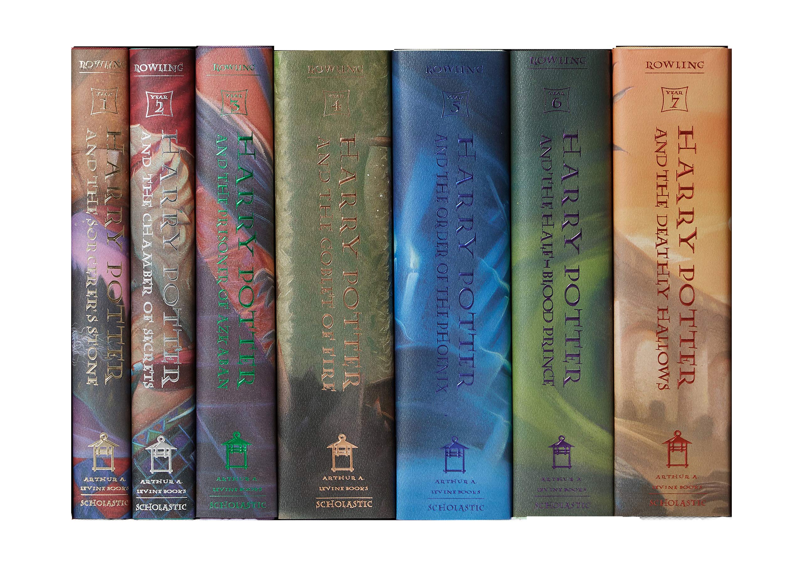 J.k. Rowling Harry Potter Set (Books 1-7)-no Box- May Be Paperback or Hardcover. used book depot