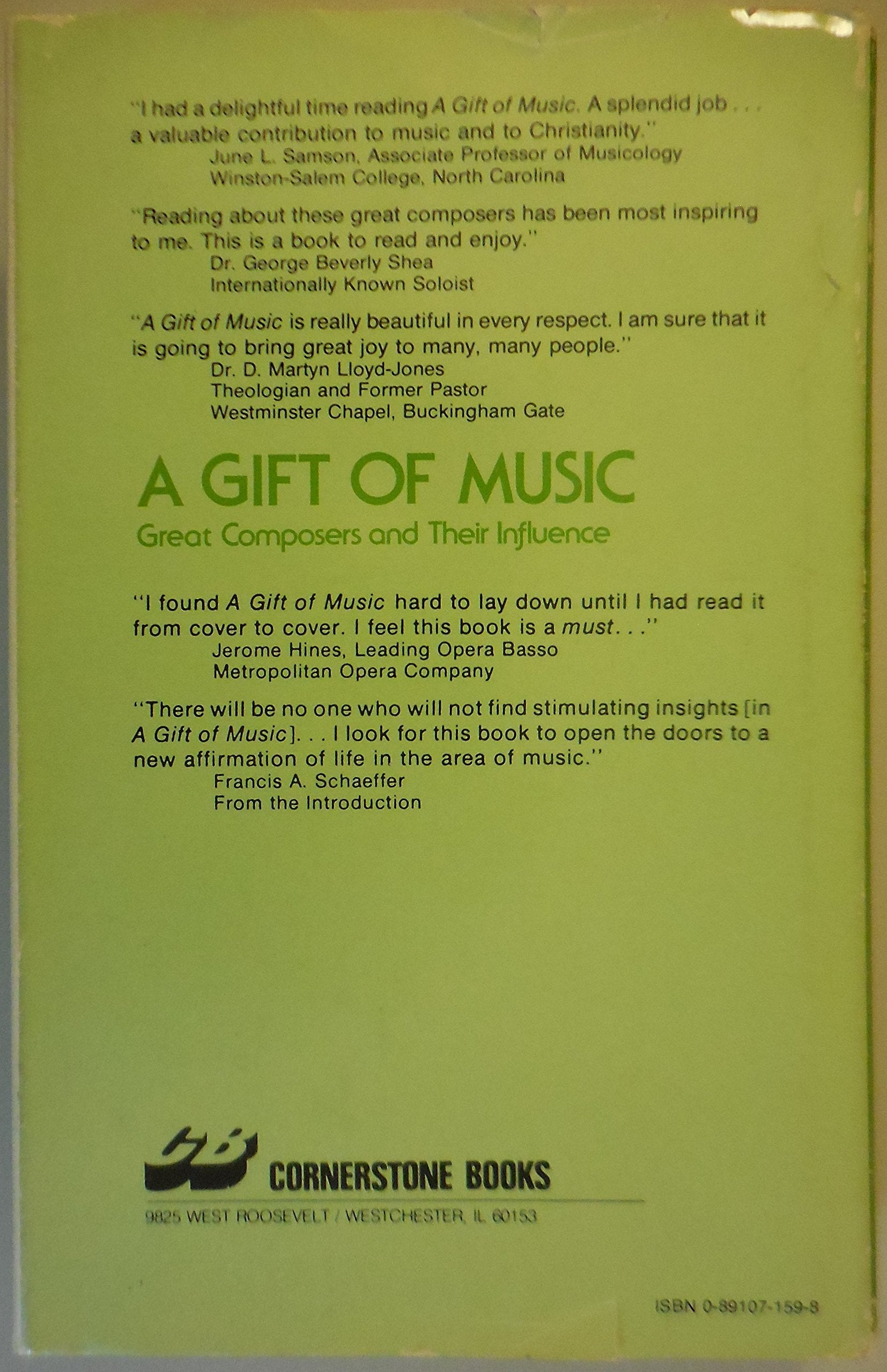 Gift of Music: Great Composers and Their Influence used book depot