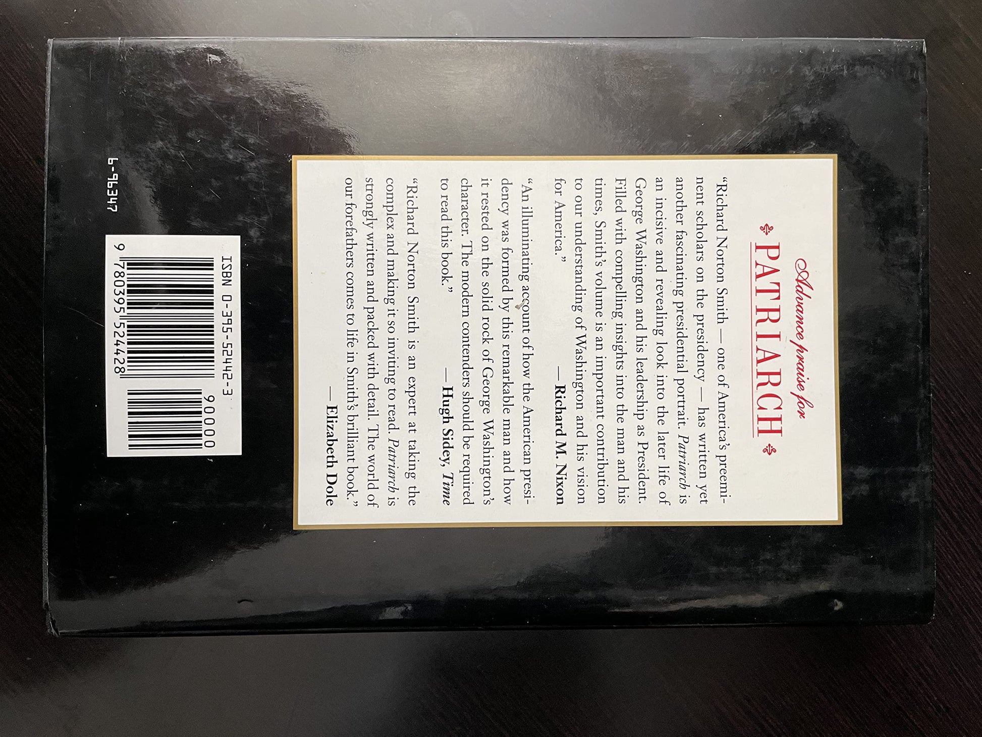 Patriarch: George Washington and the New American Nation used book depot