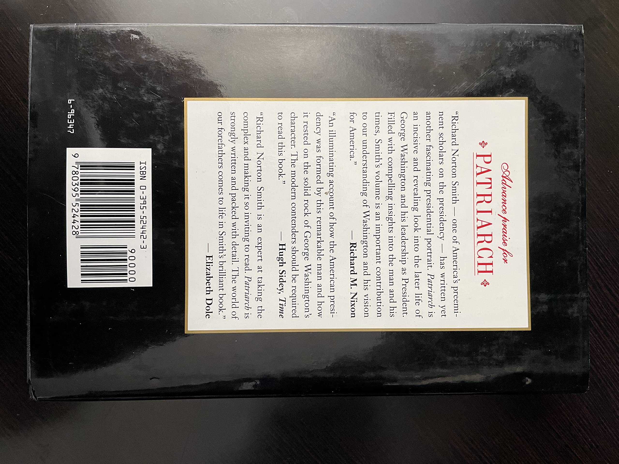 Patriarch: George Washington and the New American Nation used book depot
