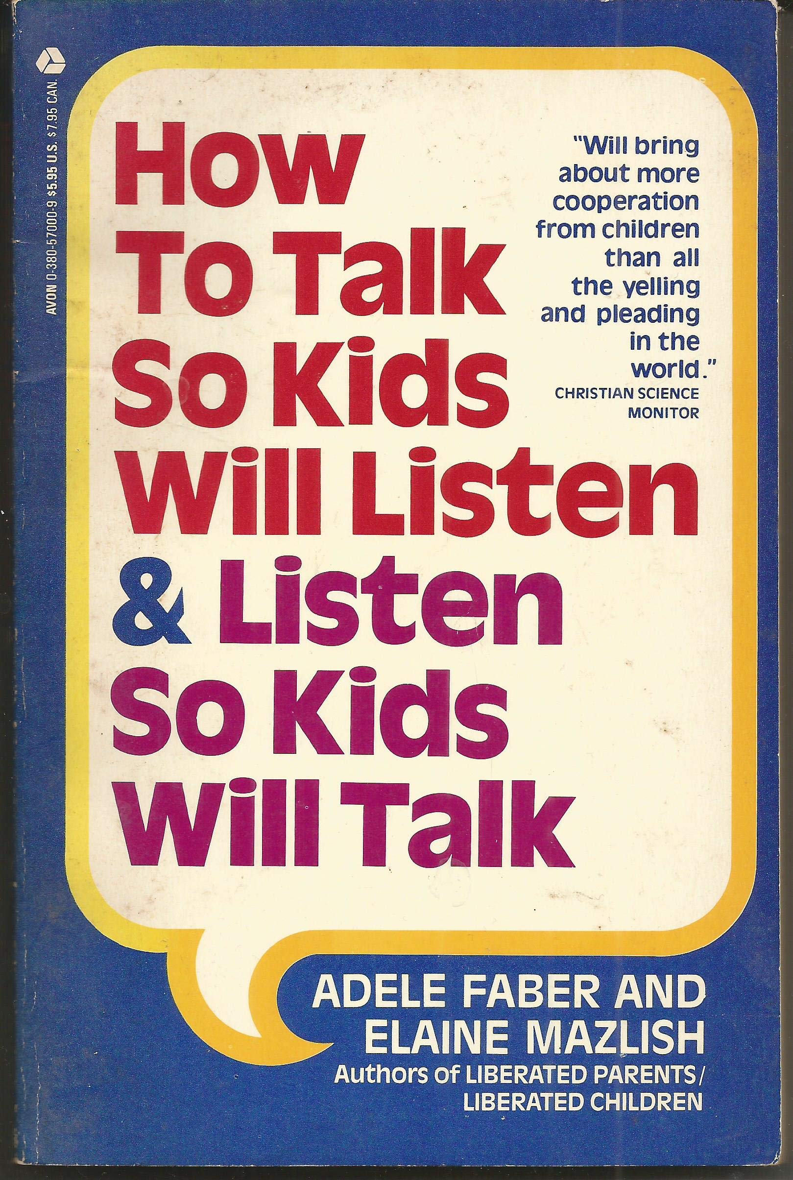 How to Talk So Kids Will Listen and Listen So Kids Will Talk used book depot