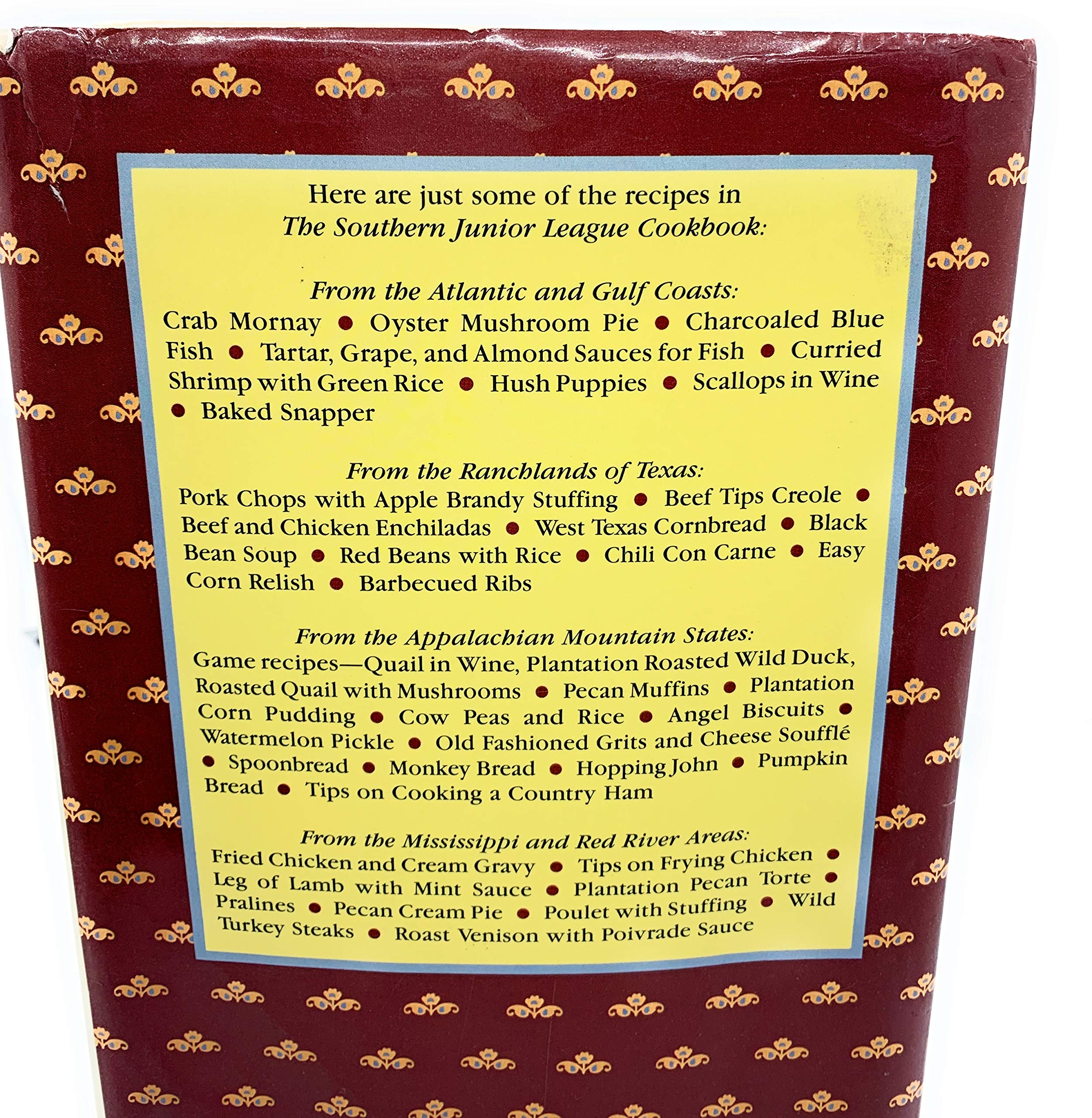 Southern Junior League Cookbook used book depot