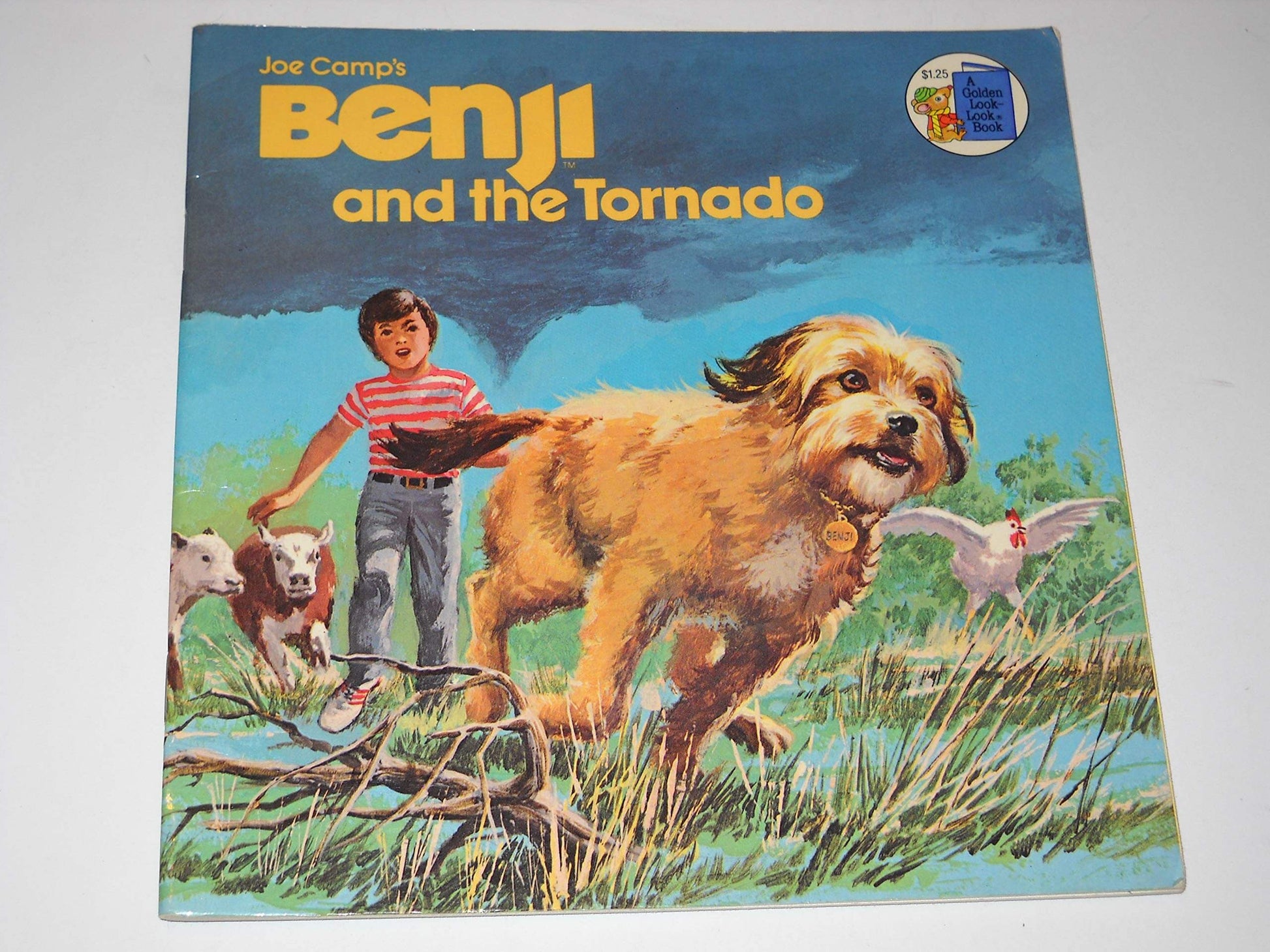 Joe Camp's Benji and the tornado (A Golden look-look book) used book depot