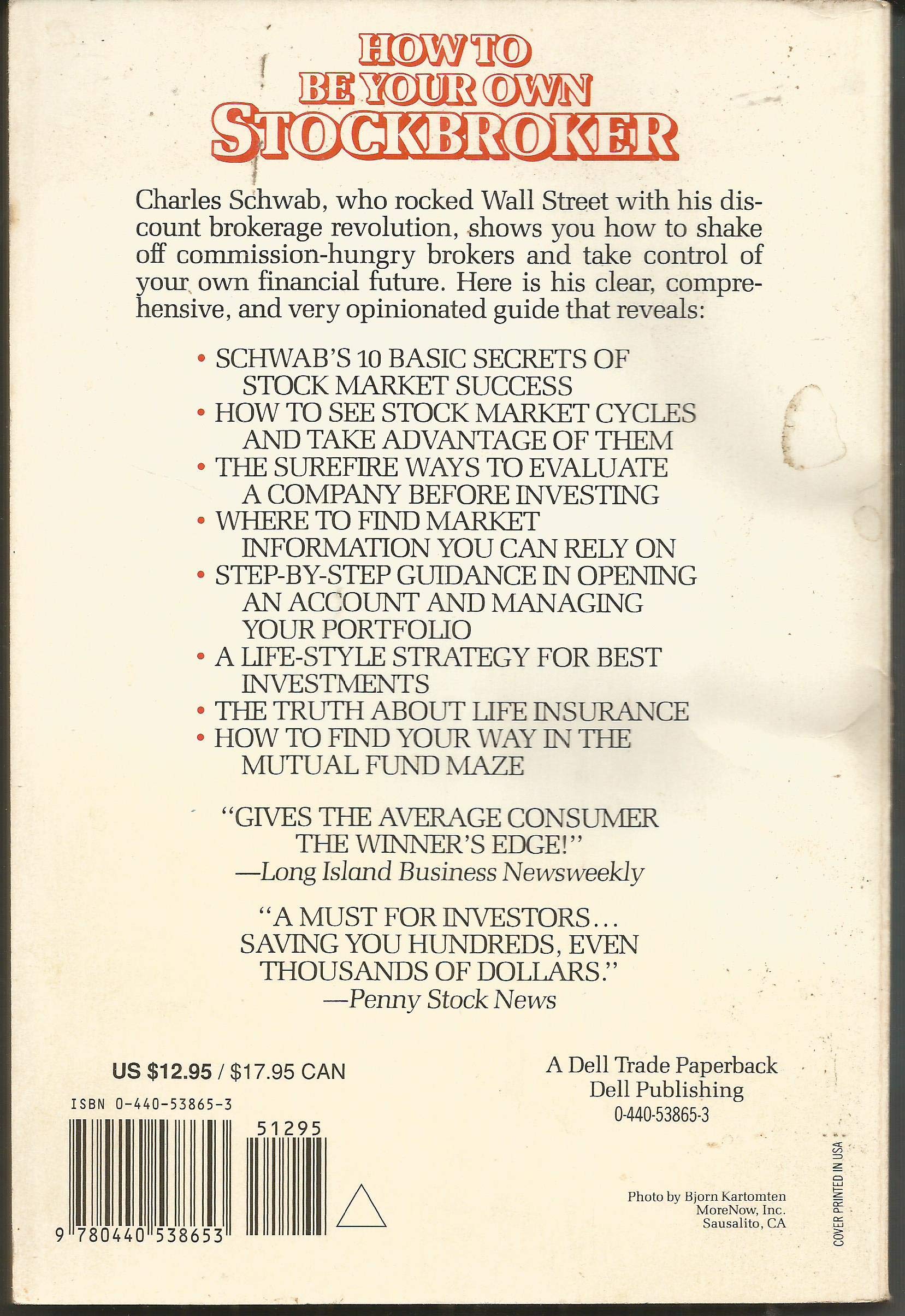 How to Be Your Own Stockbroker used book depot