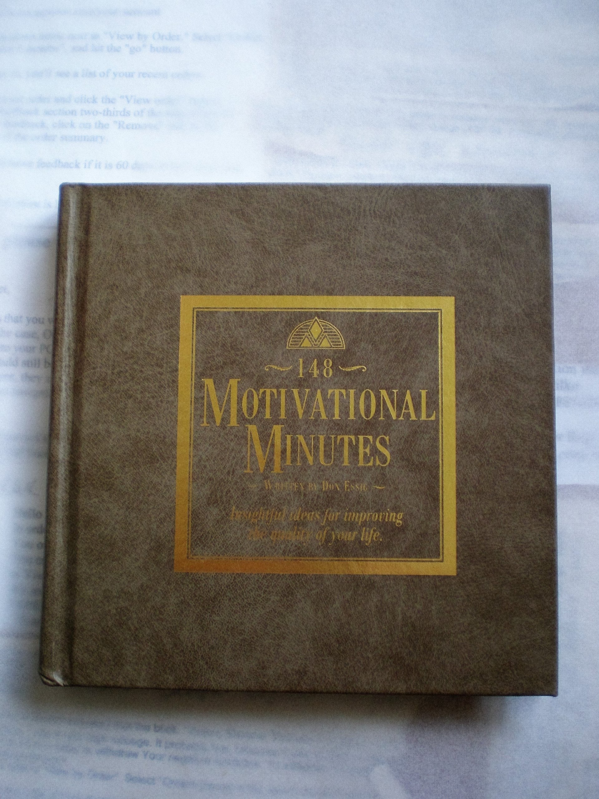 148 Motivational Minutes: Insightful Ideas For Improving the Quality of Your Life used book depot
