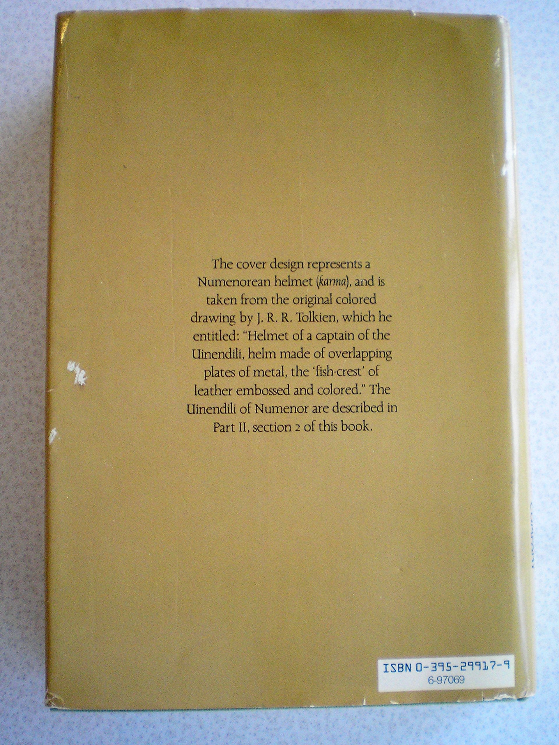 Unfinished Tales of Numenor and Middle-earth used book depot