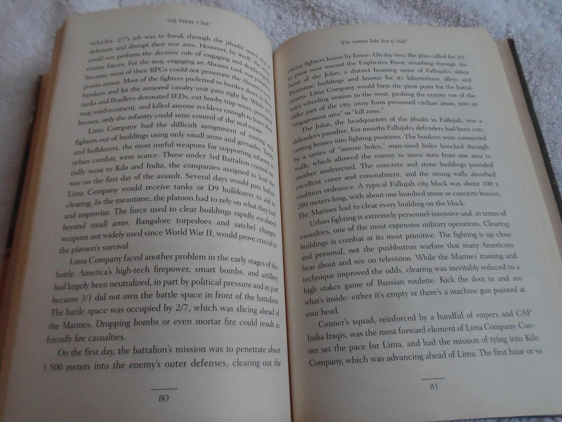 We Were One: Shoulder to Shoulder with the Marines Who Took Fallujah used book depot