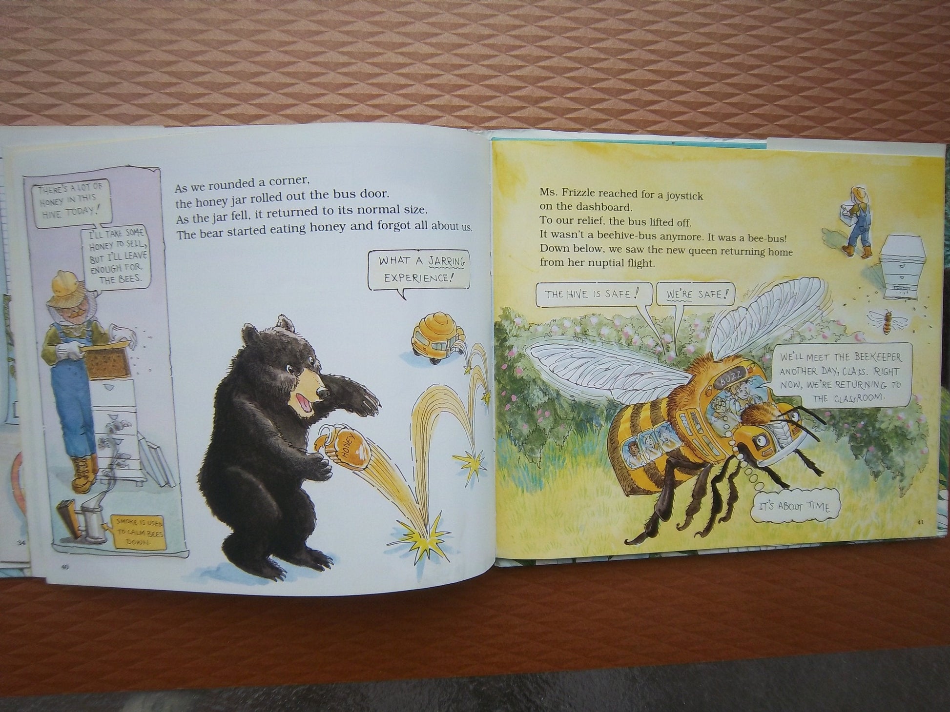 The Magic School Bus Inside a Beehive used book depot