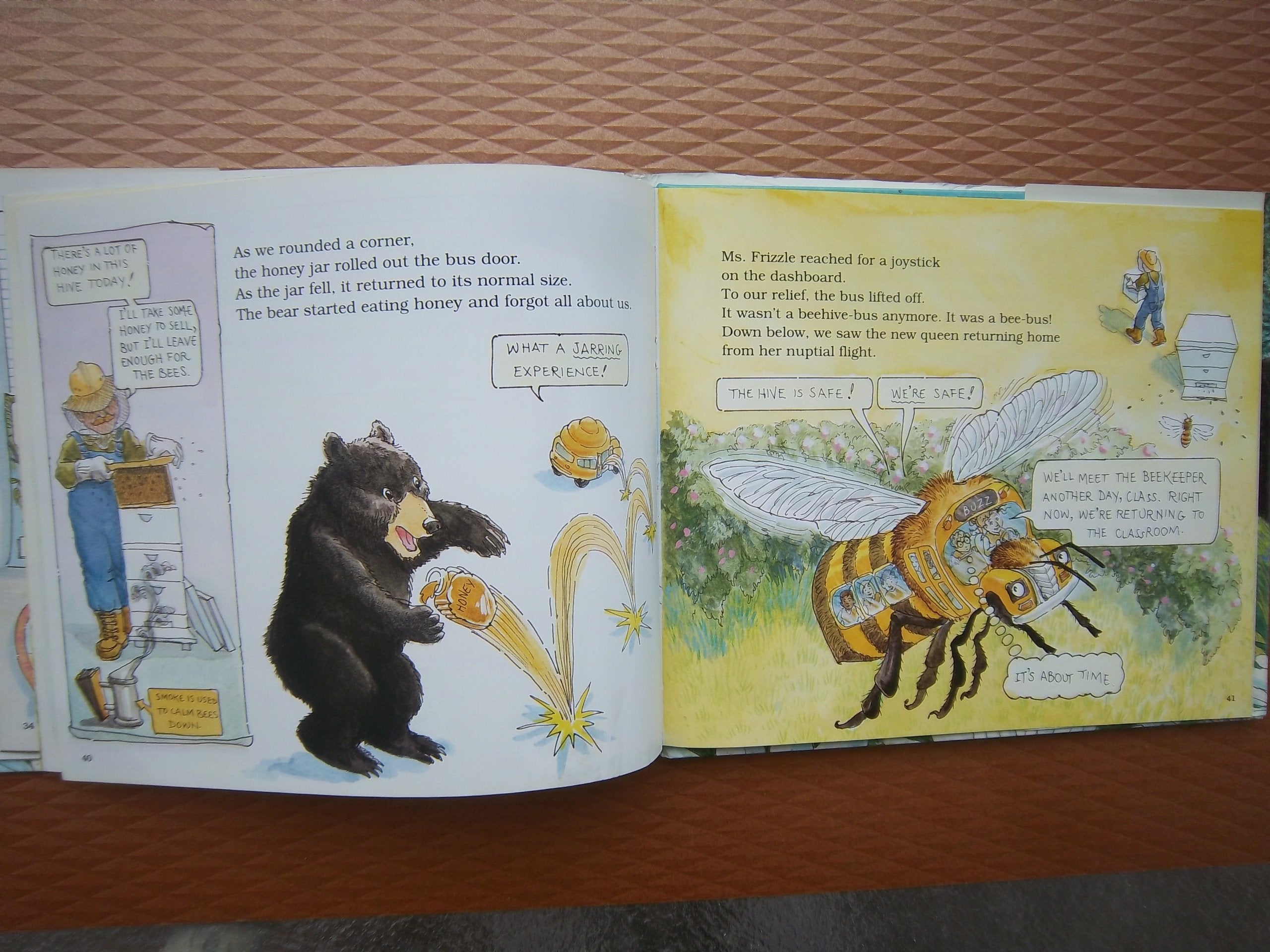 The Magic School Bus Inside a Beehive used book depot