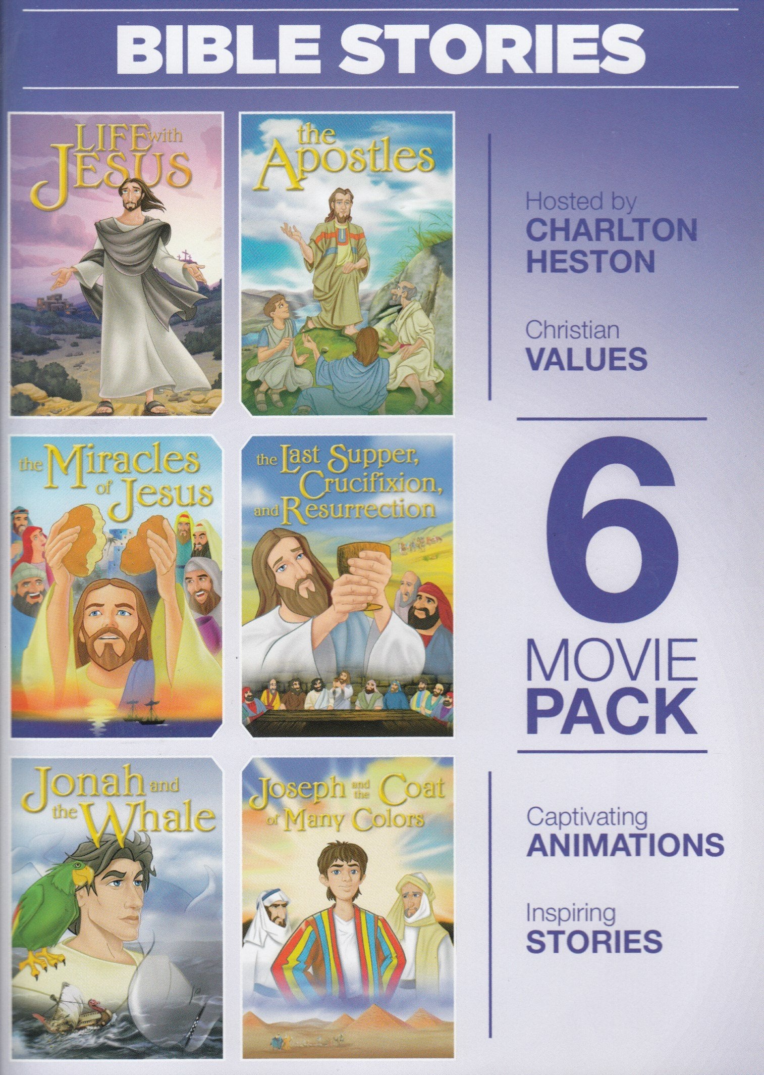 Greatest Heroes and Legends of the Bible (Six-Pack) used book depot
