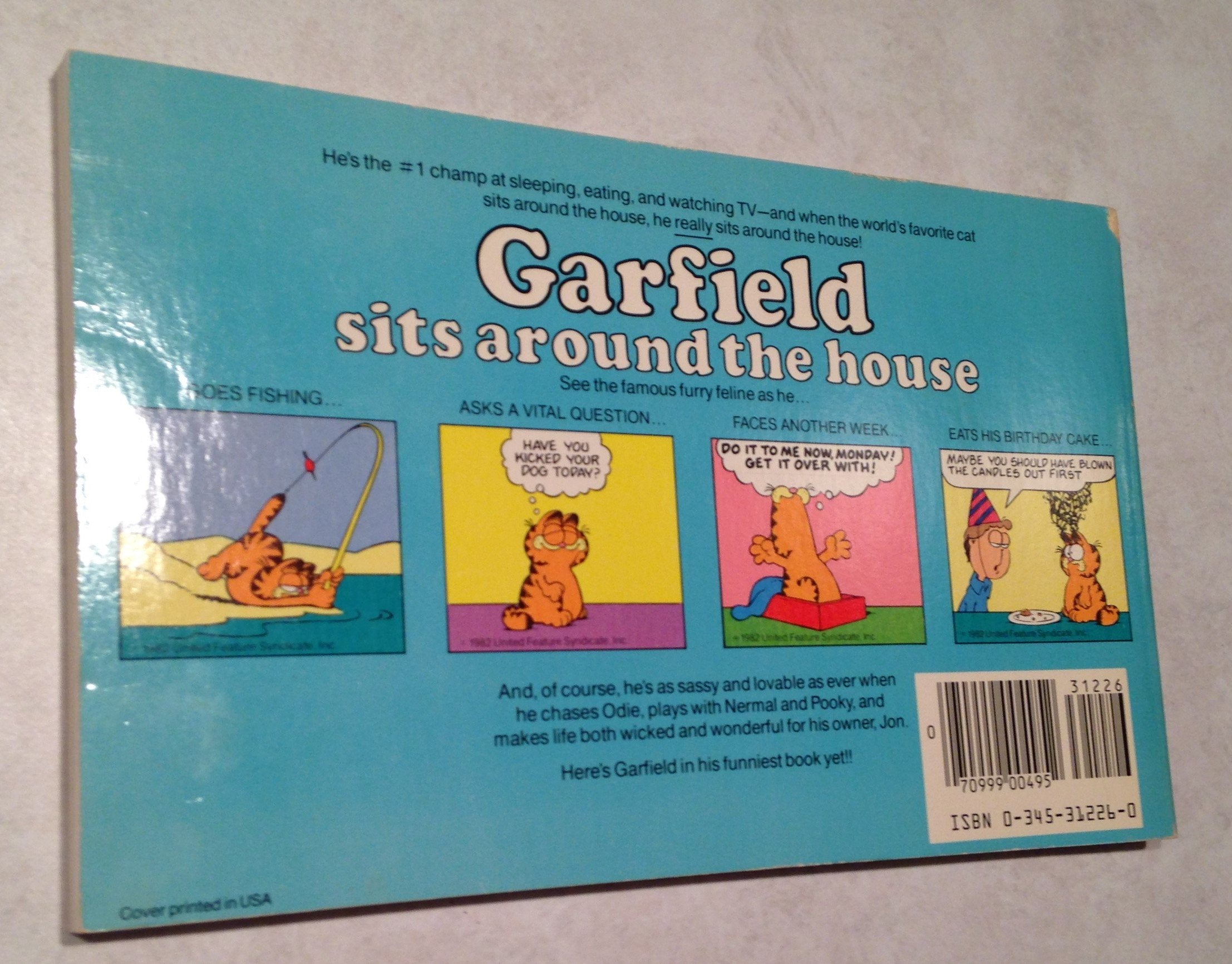 Garfield Sits Around the House