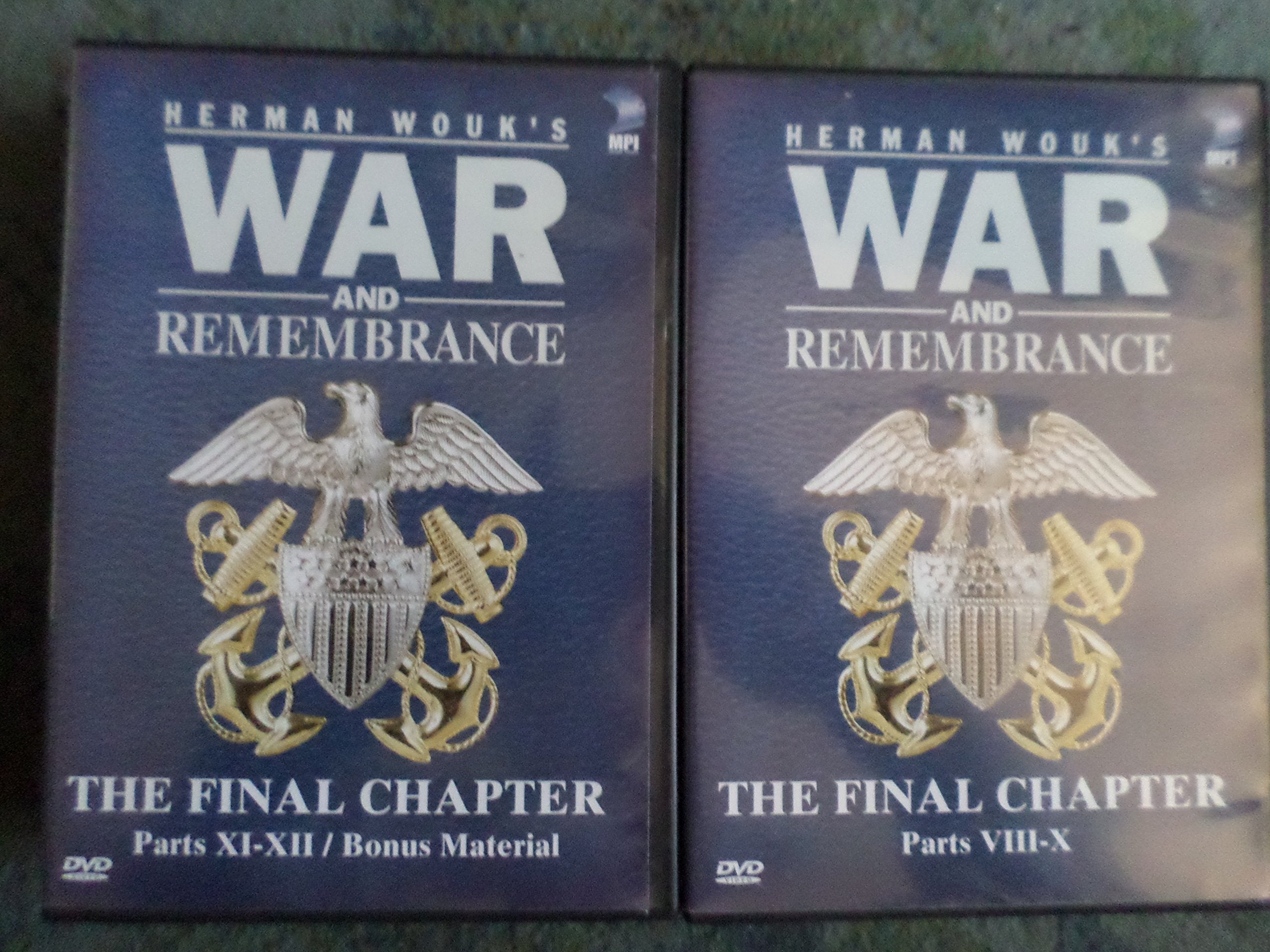 War and Remembrance - Volume 1 - Parts 1-7 used book depot