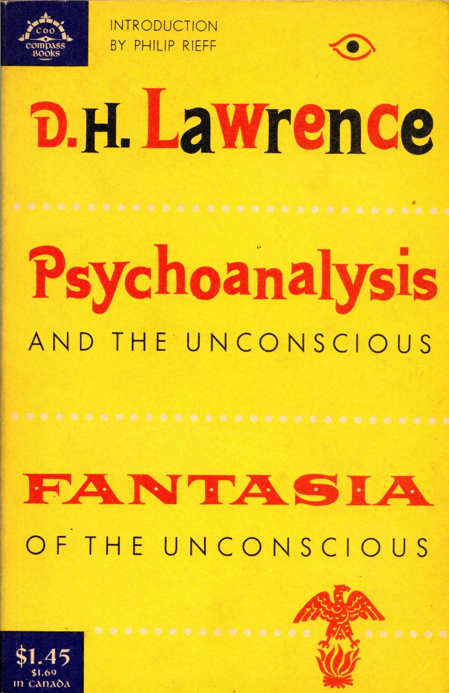 Psychoanalysis and the Unconscious and Fantasia of the Unconciousness (Viking Compass Edition) used book depot