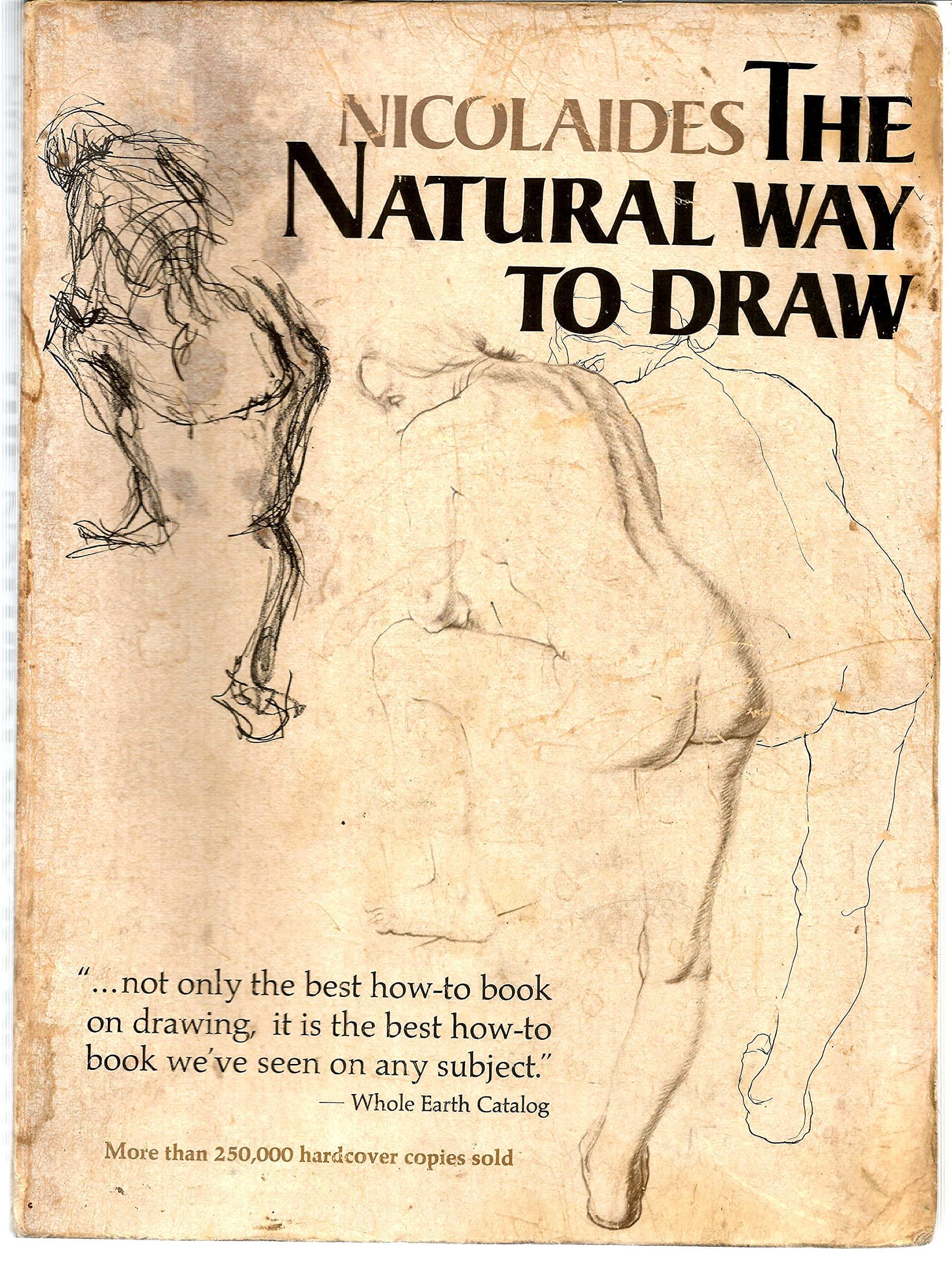 Nicolaides The Natural Way to Draw: A Working Plan for Art Study used book depot