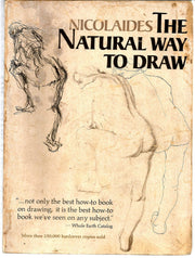 Nicolaides The Natural Way to Draw: A Working Plan for Art Study used book depot