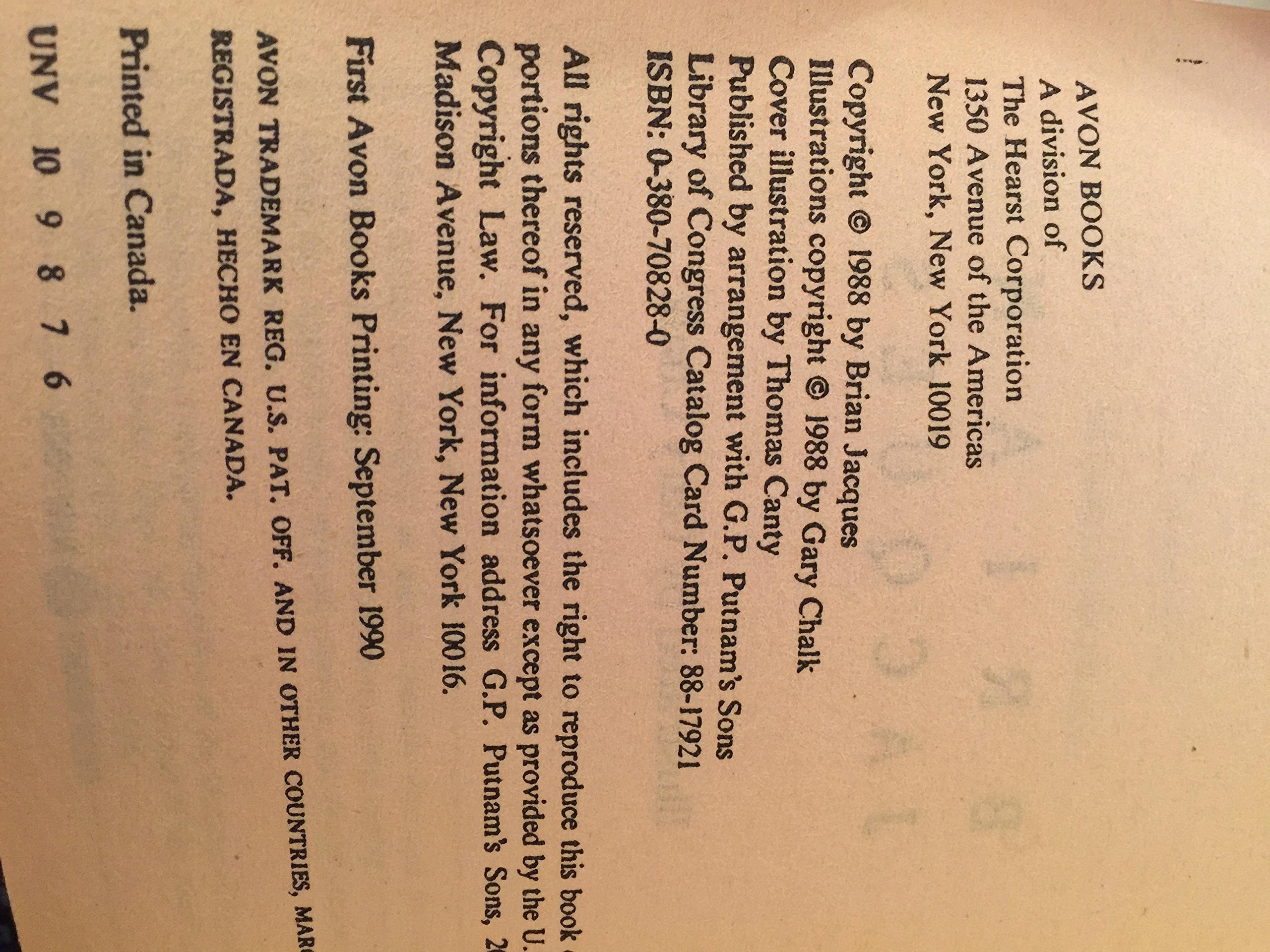 Redwall used book depot