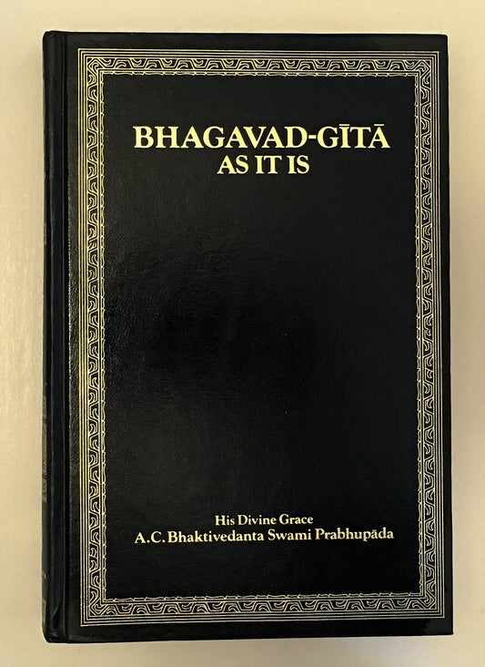 BhagavadGita As It Is Abridged Edition with translations and elaborate purports [Leather Bound] AC Prabhup?da
