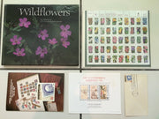 Wild Flowers: a collection of U.S. Commemorative stamps used book depot