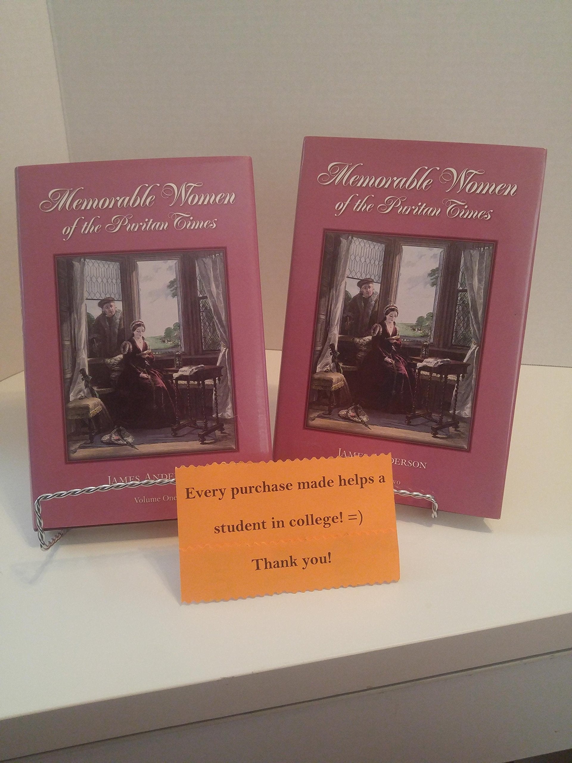 Memorable Women of the Puritan Times (2 volume set) used book depot