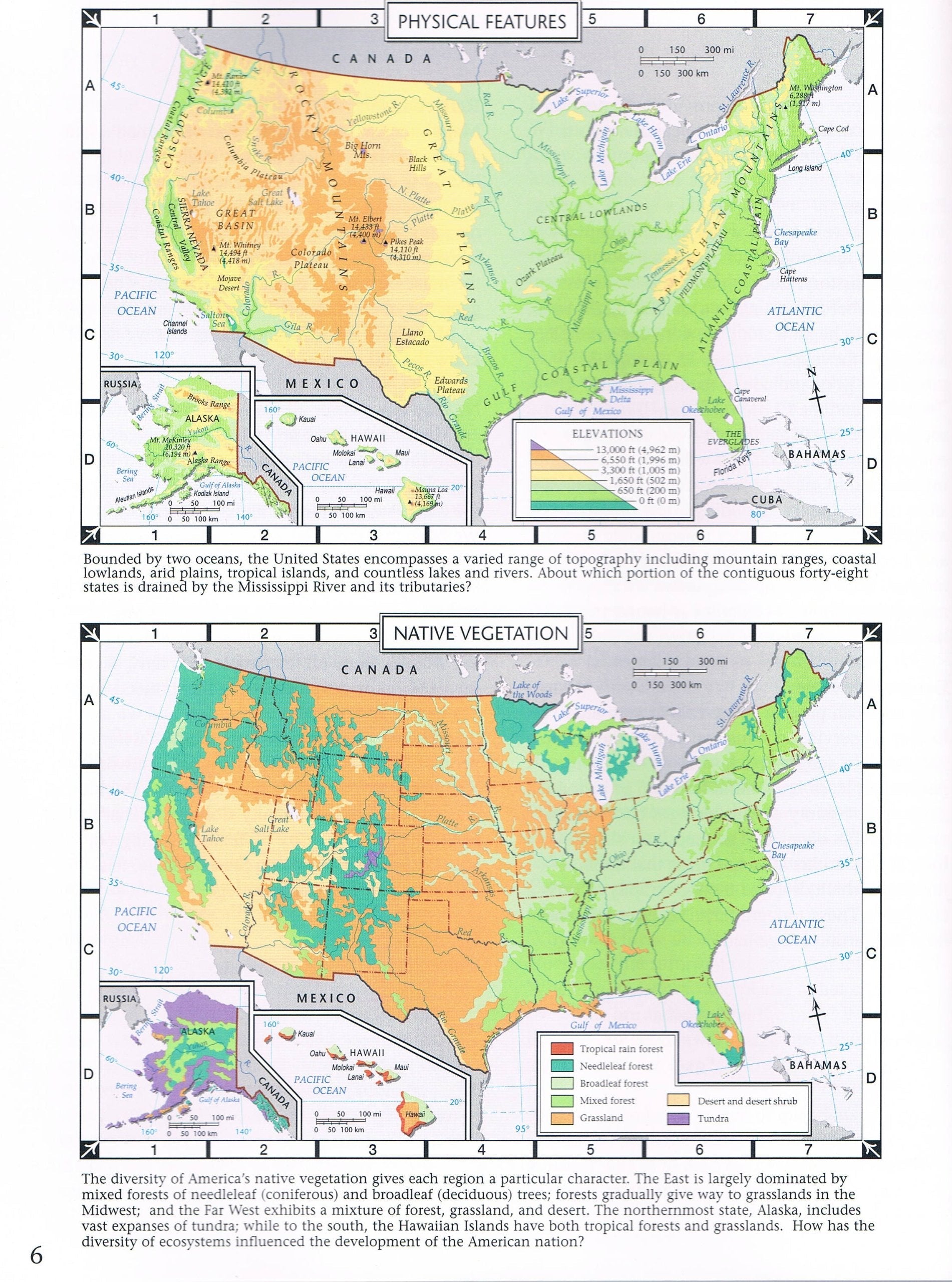 Longman American History Atlas used book depot