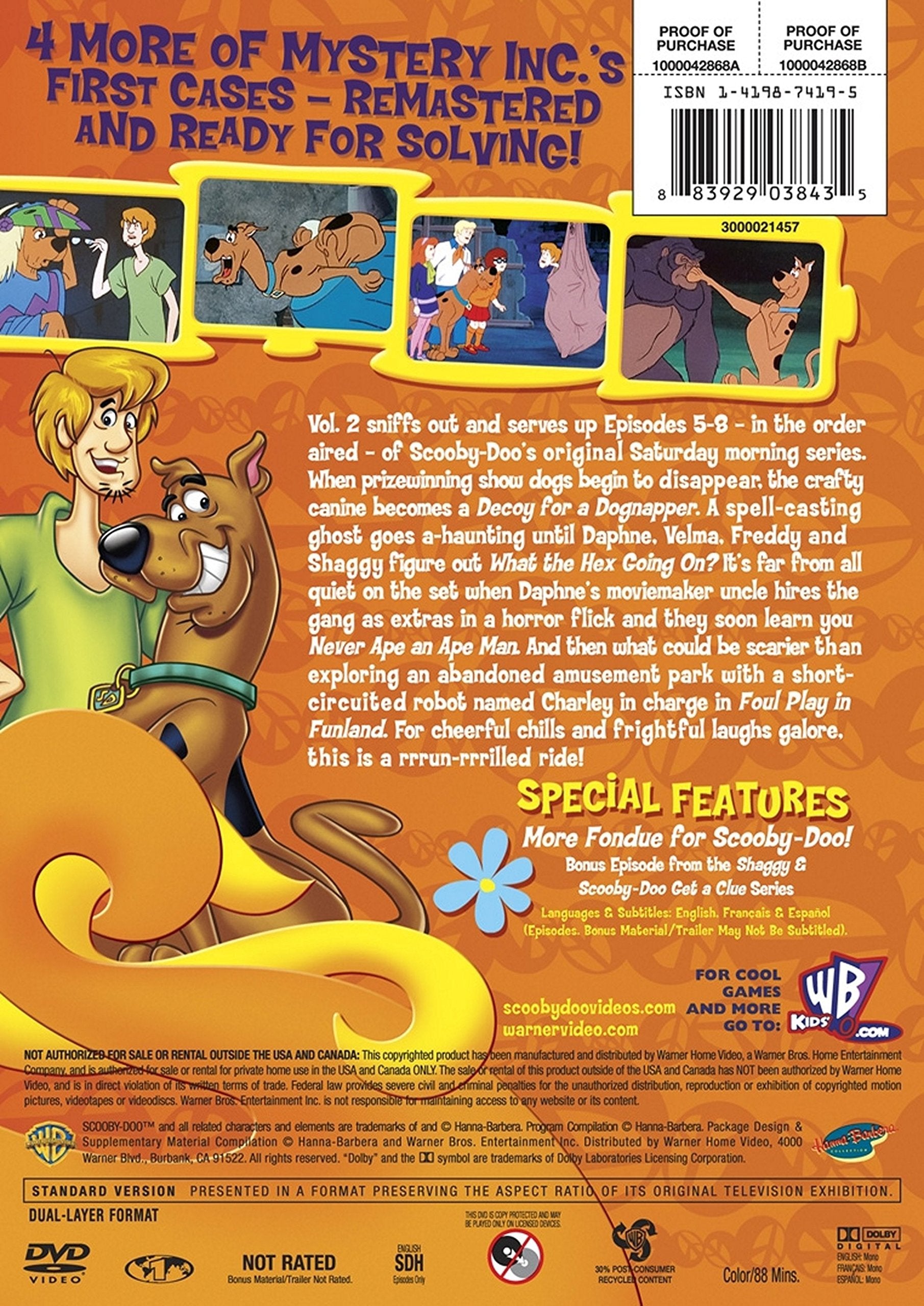Scooby Doo, Where Are You?: Season 1, Vol. 2 - Bump in the Night used book depot