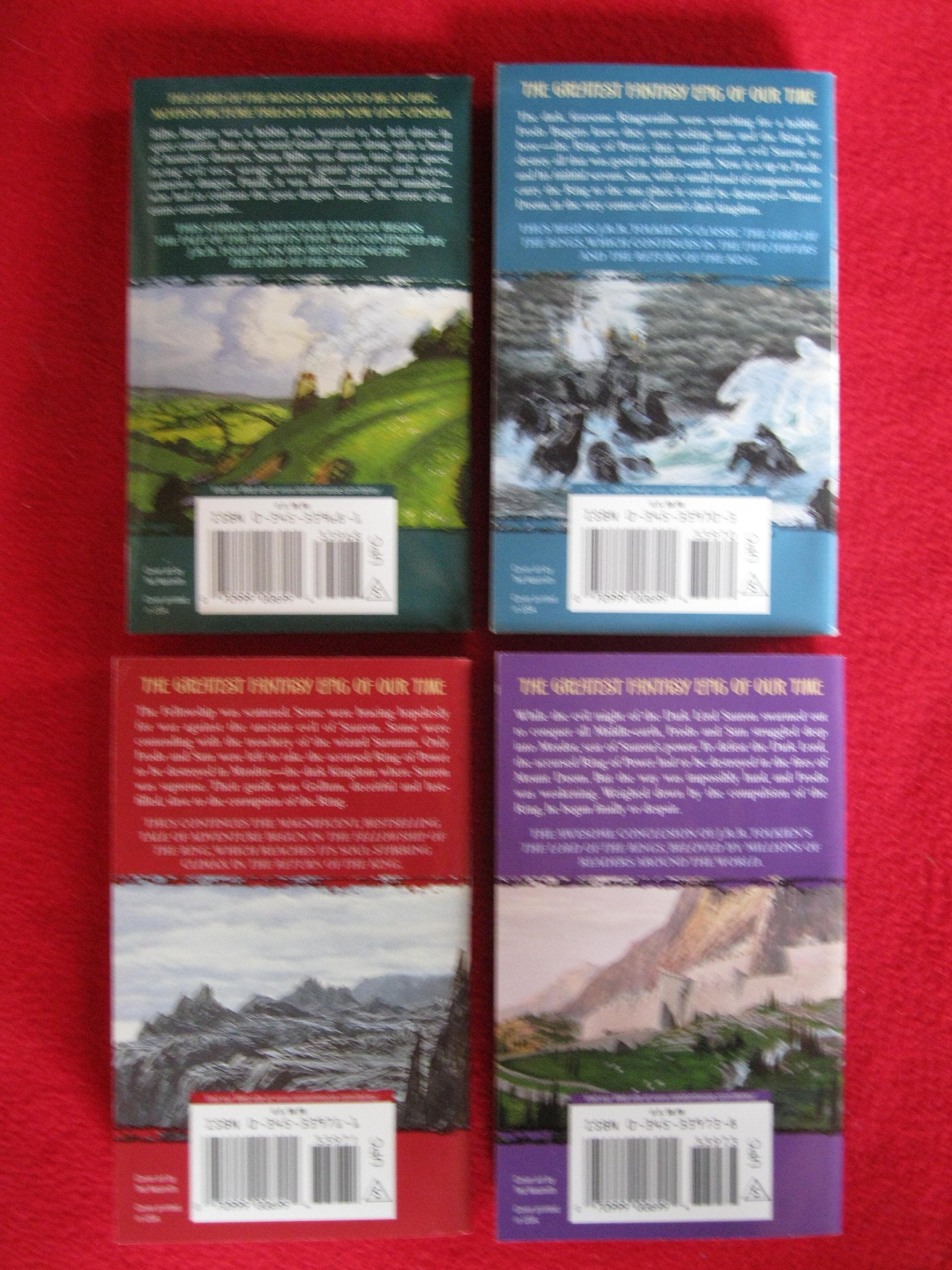 J.R.R. Tolkien Boxed Set (The Hobbit and The Lord of the Rings) used book depot