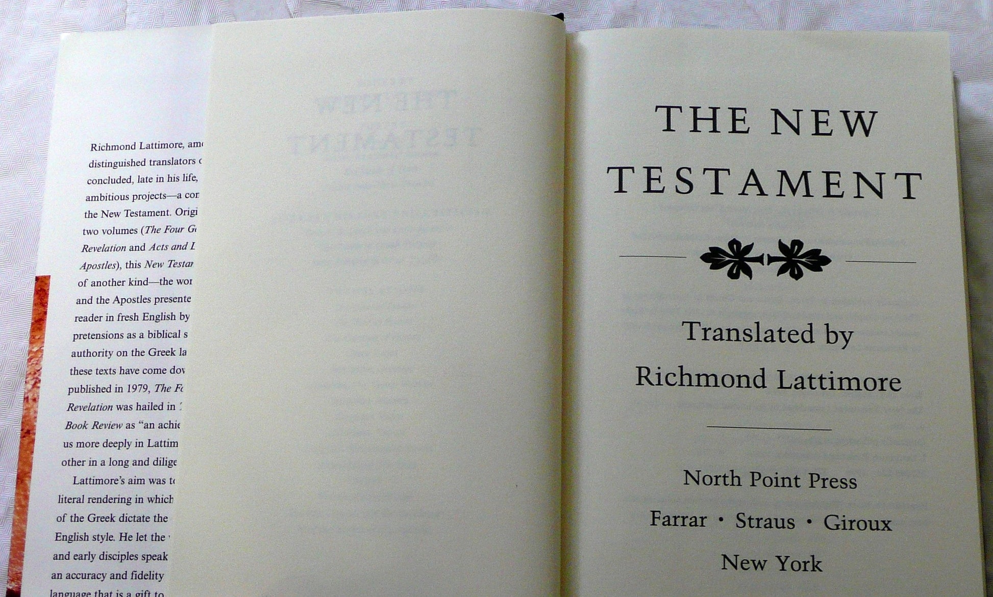 The New Testament used book depot