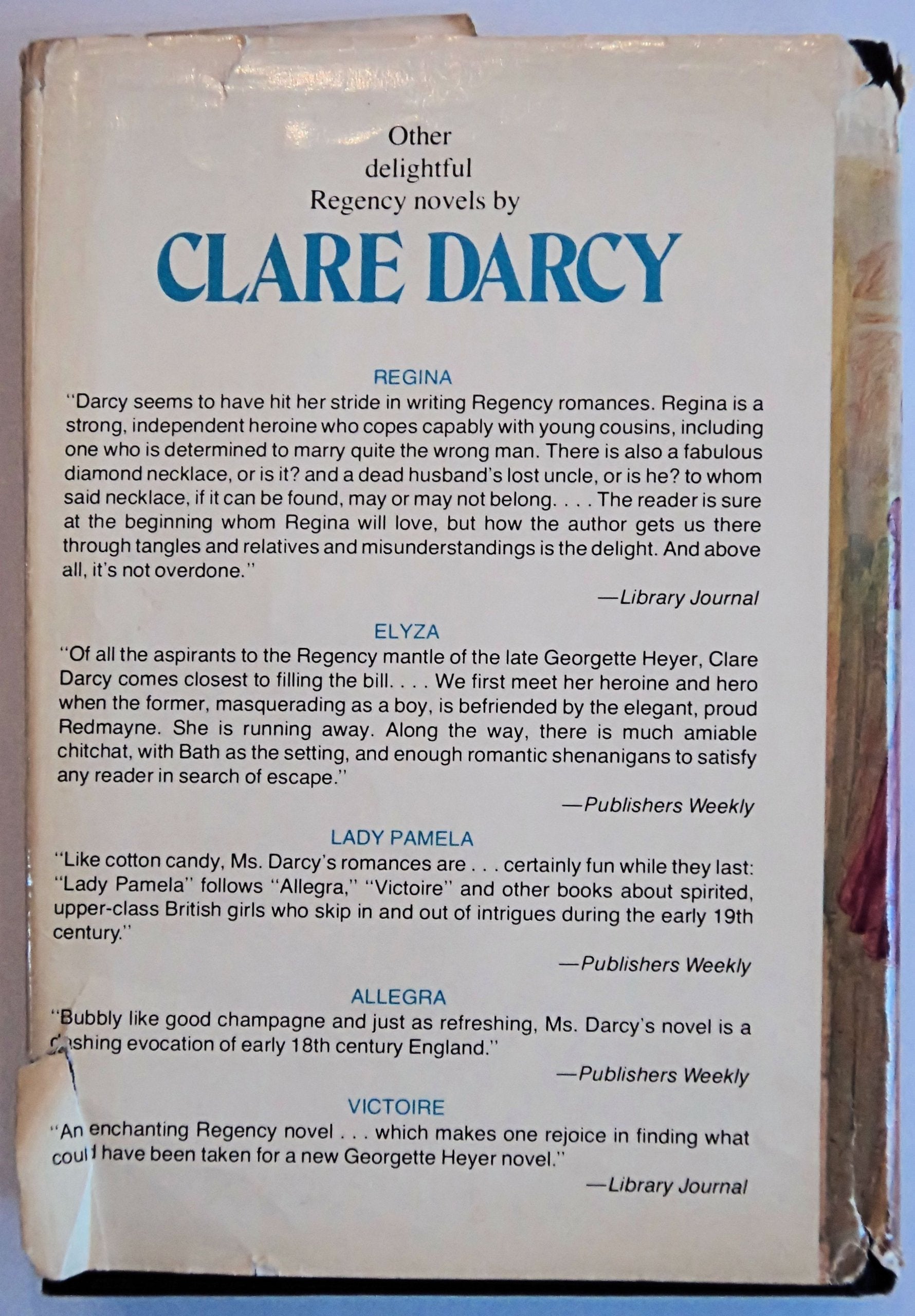A Regency Trio: Cecily or A Young Lady of Quality / Georgina / Lydia or Love in Town used book depot