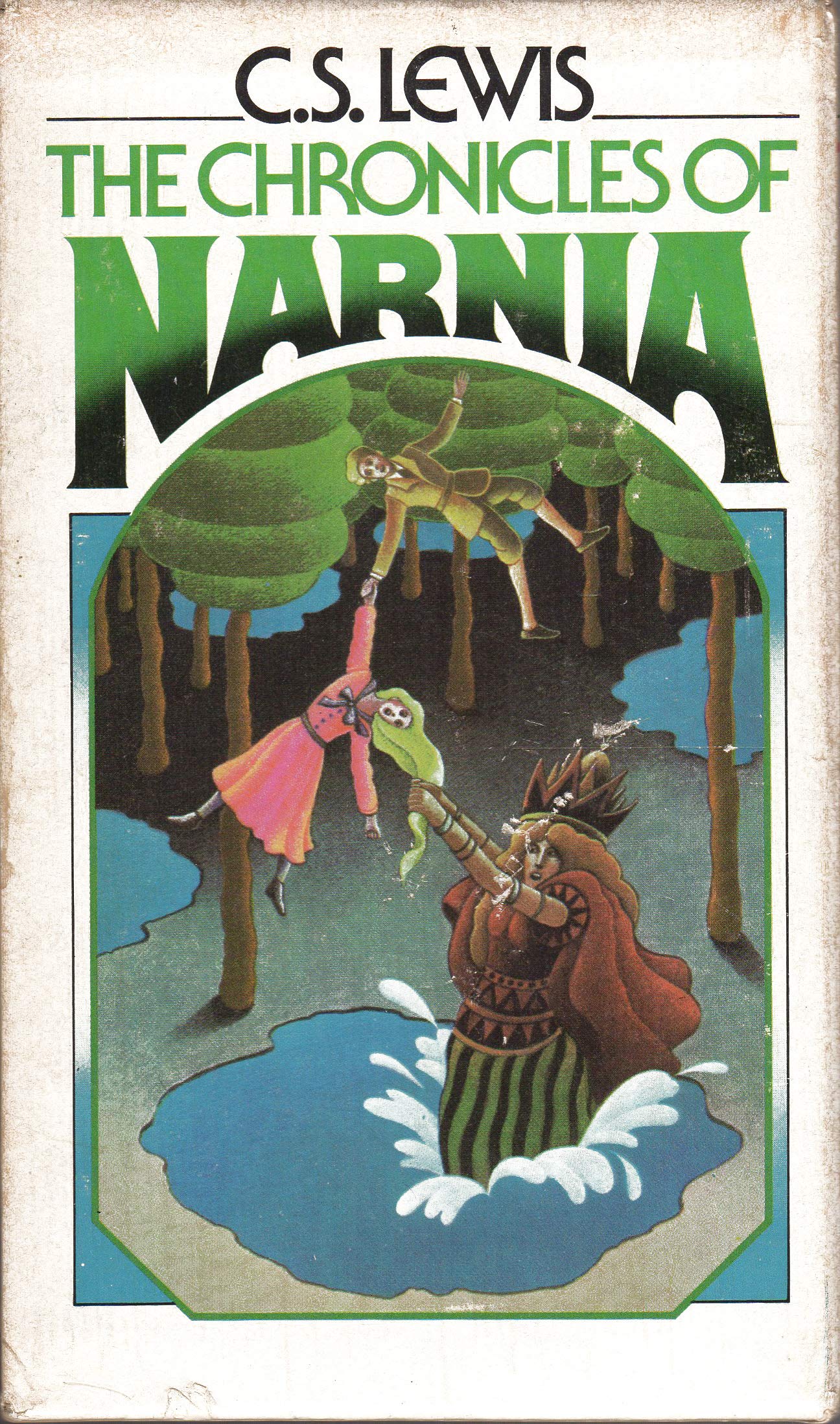 Boxed Set -- The Chronicles of Narnia by C.S. Lewis (First Collier Books Edition) used book depot