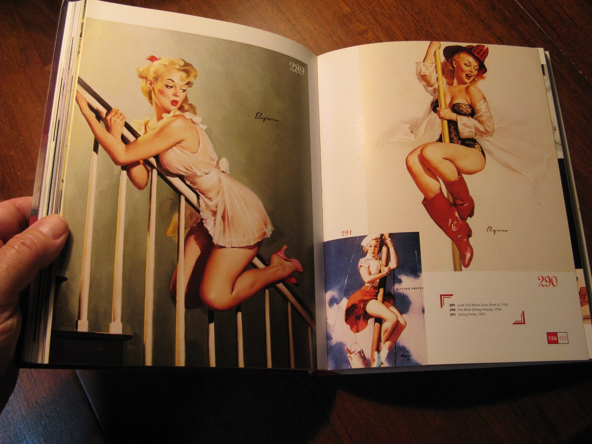 Gil Elvgren: All his glamourous American pin-ups used book depot