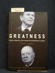 Greatness: Reagan, Churchill, and the Making of Extraordinary Leaders used book depot