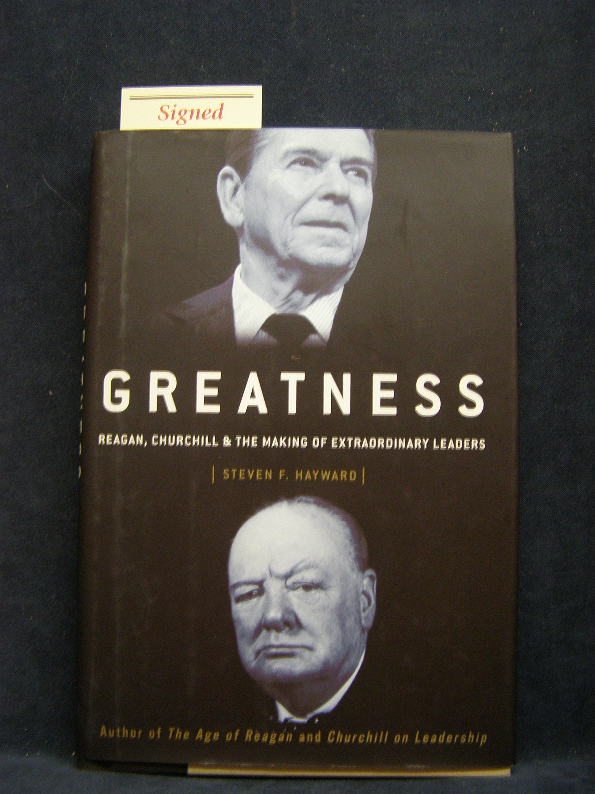 Greatness: Reagan, Churchill, and the Making of Extraordinary Leaders used book depot