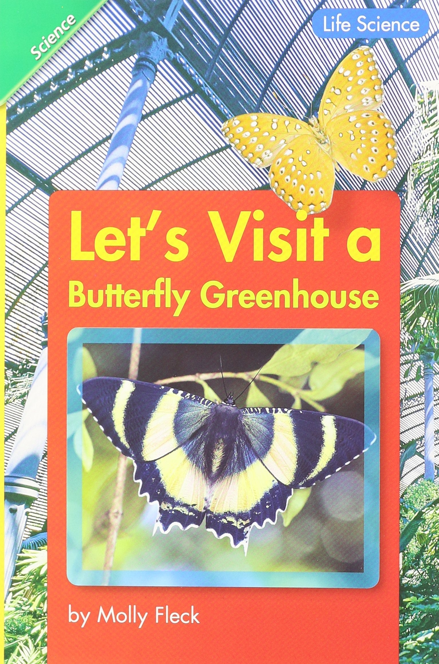 READING 2011 LEVELED READER 1.3.5 LET'S VISIT A BUTTERFLY GREENHOUSE used book depot