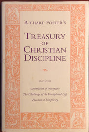 Richard Foster's Treasury of Christian Discipline used book depot