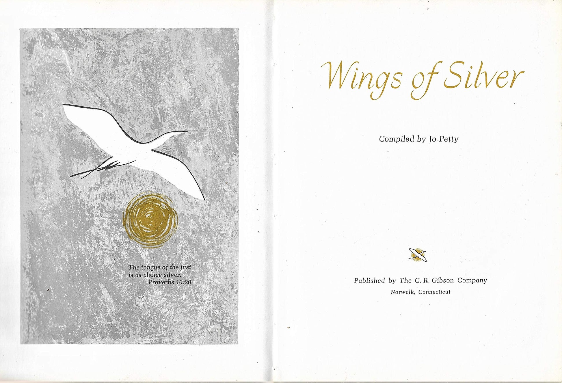 WINGS OF SILVER (HARDCOVER) ~ BY JO PETTY used book depot