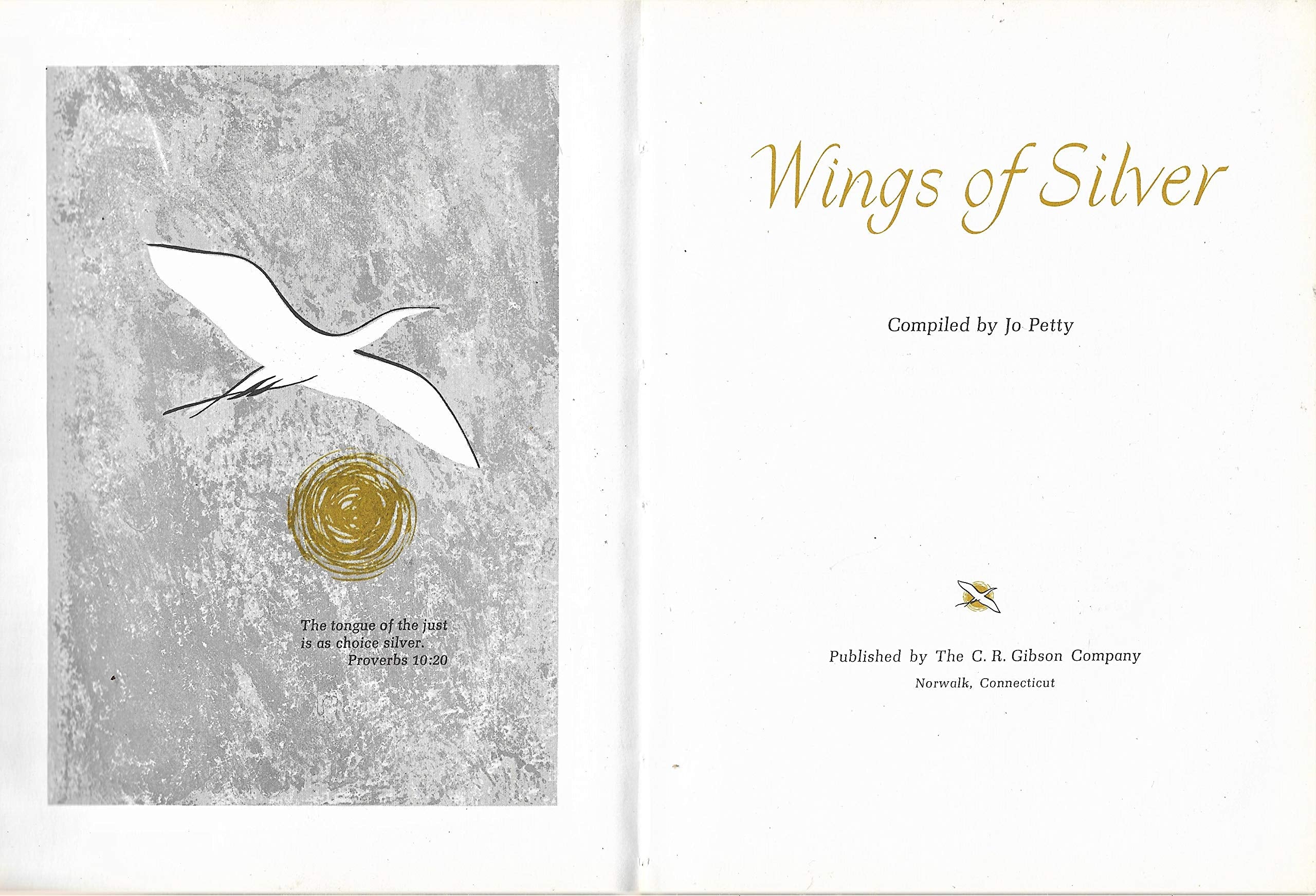 WINGS OF SILVER (HARDCOVER) ~ BY JO PETTY used book depot