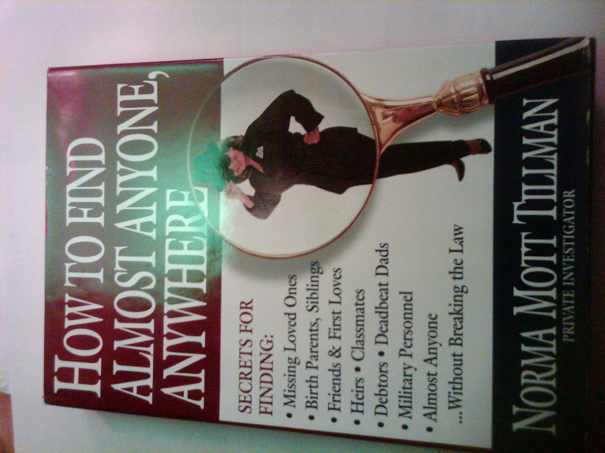 How to Find Almost Anyone, Anywhere used book depot