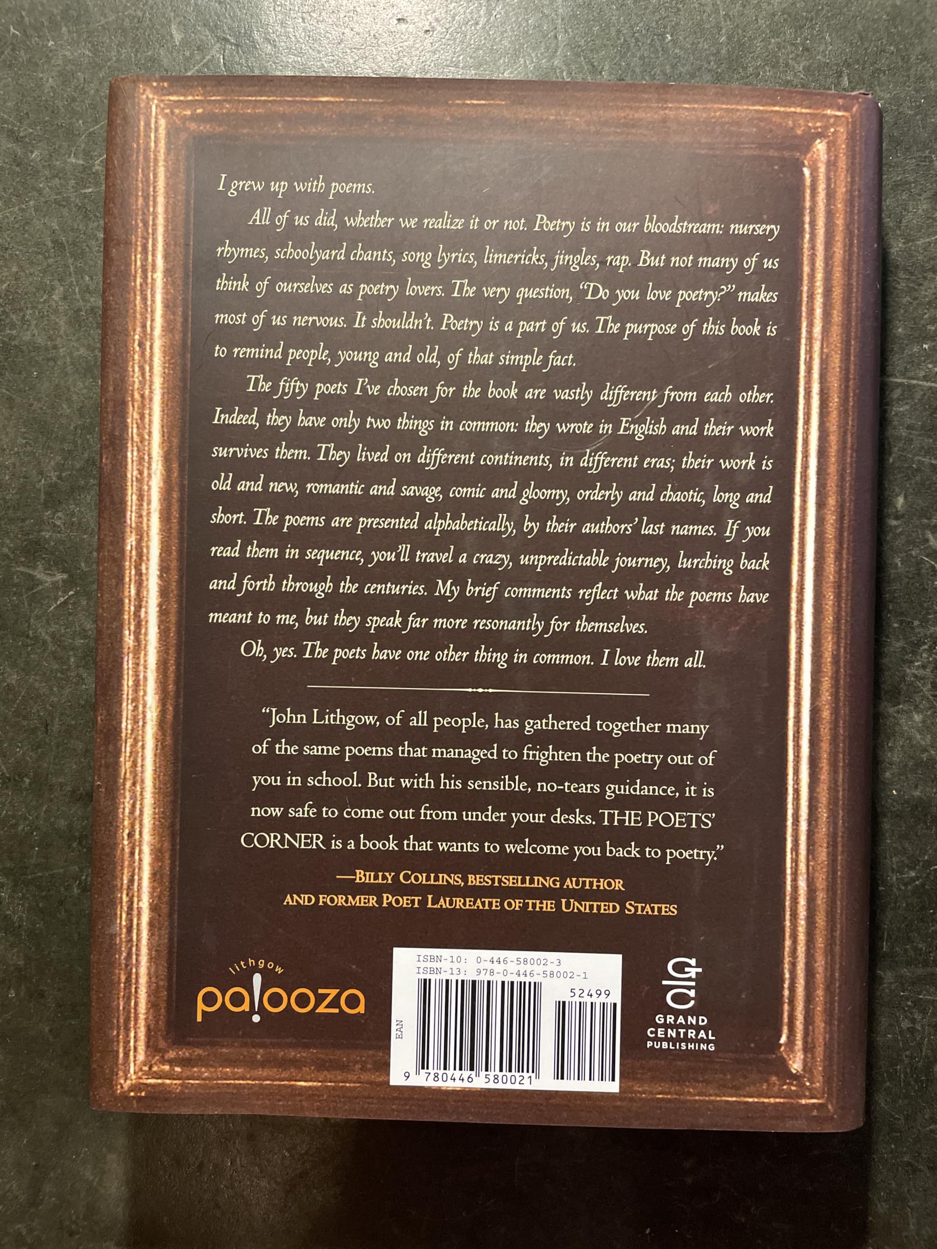 The Poets' Corner: The One-and-Only Poetry Book for the Whole Family used book depot