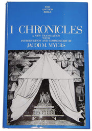 I Chronicles (The Anchor Bible, Vol. 12) used book depot