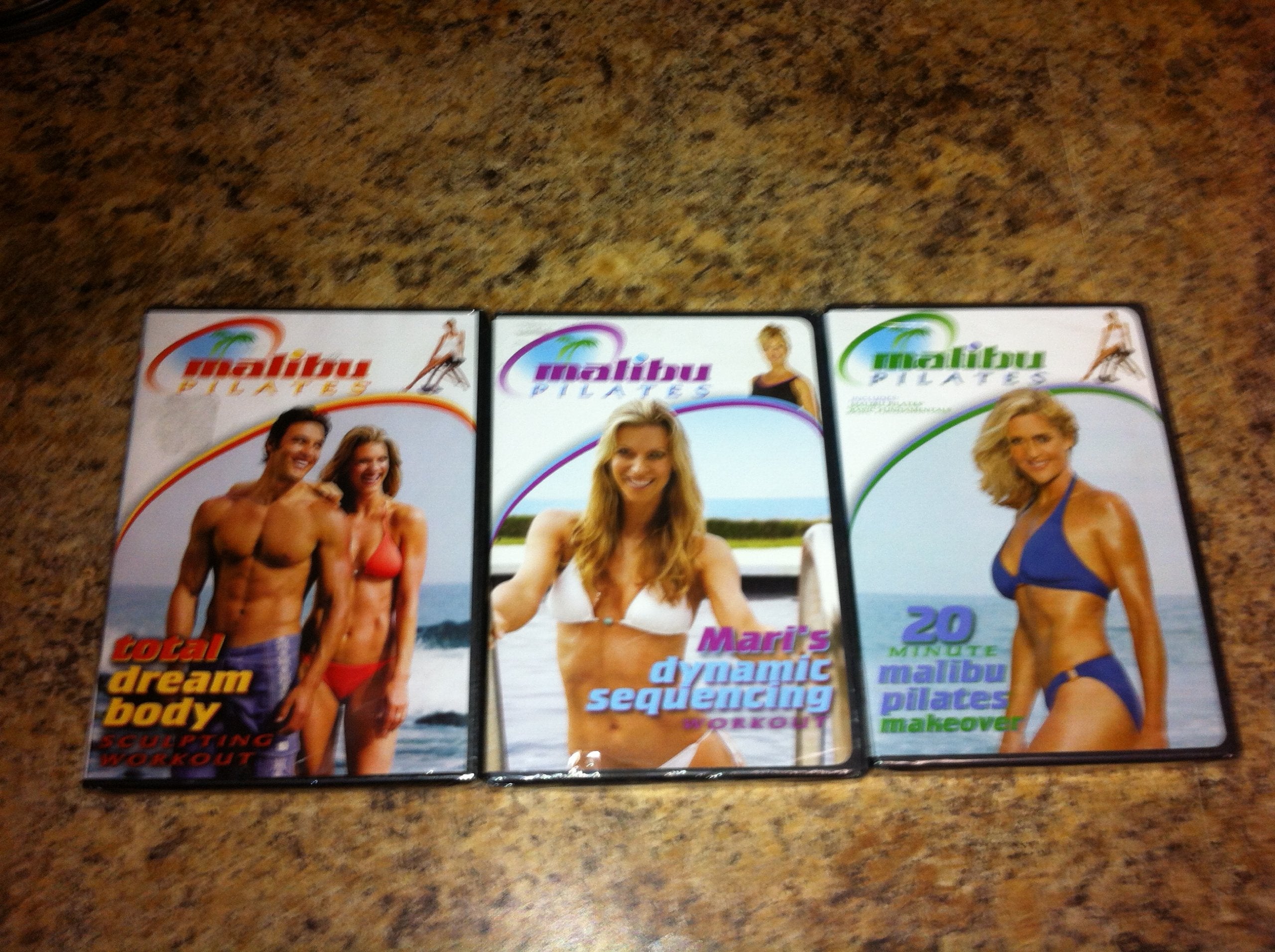 Malibu Pilates, 3 DVDs Only used book depot